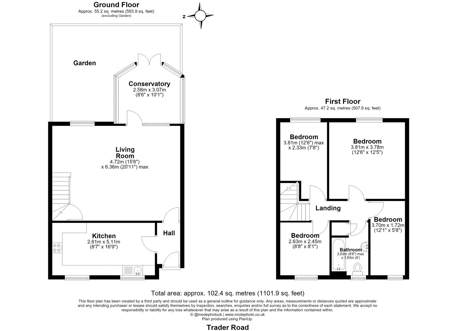 11, Trader Road, London floorplan