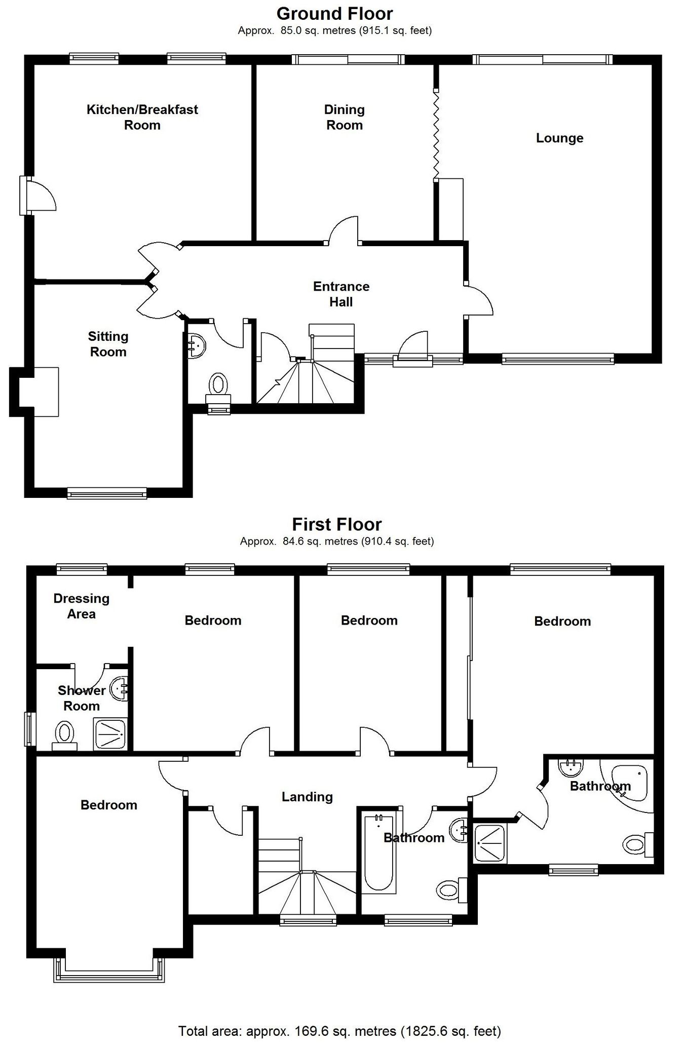 5, Heron Close, Sawbridgeworth floorplan