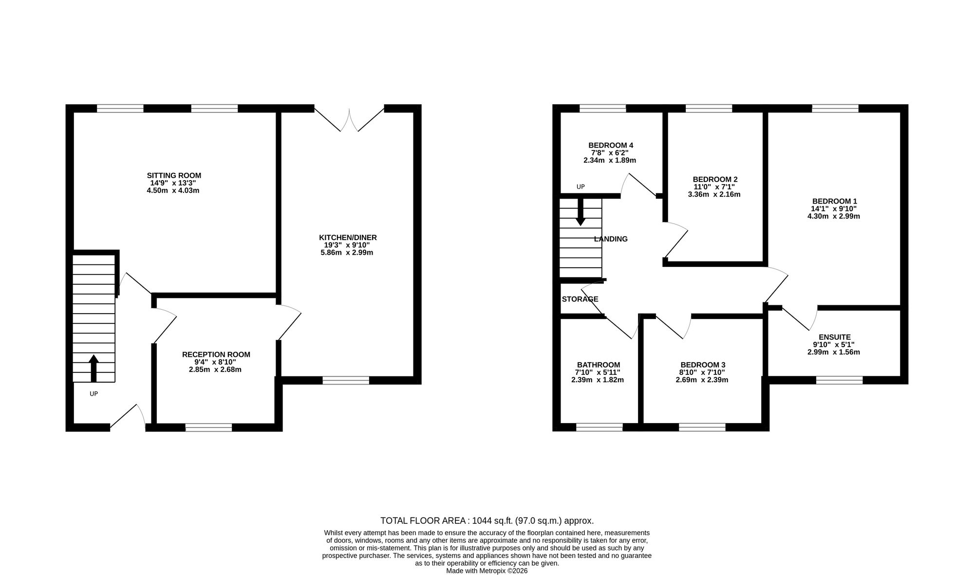 65 Lily Lane, Wigan floorplan
