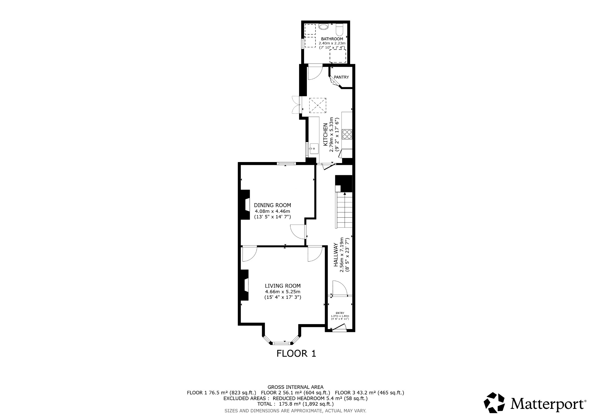 Westoe Road, South Shields floorplan
