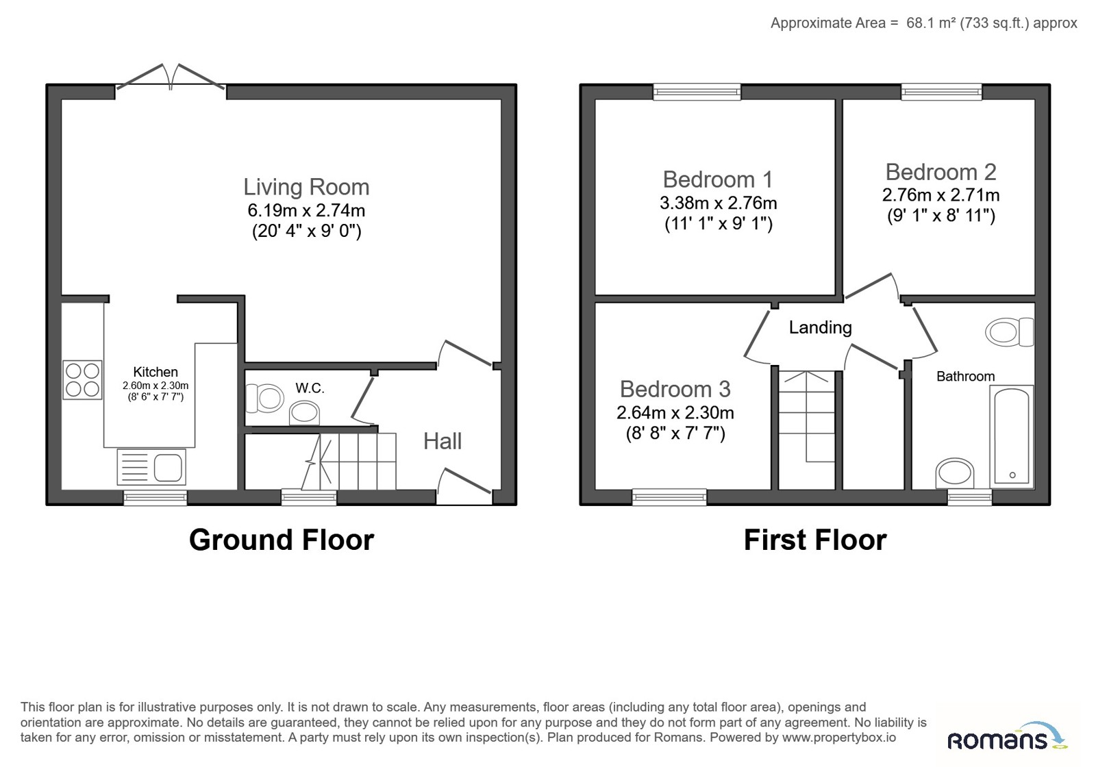 65, Castle Dore, Swindon floorplan