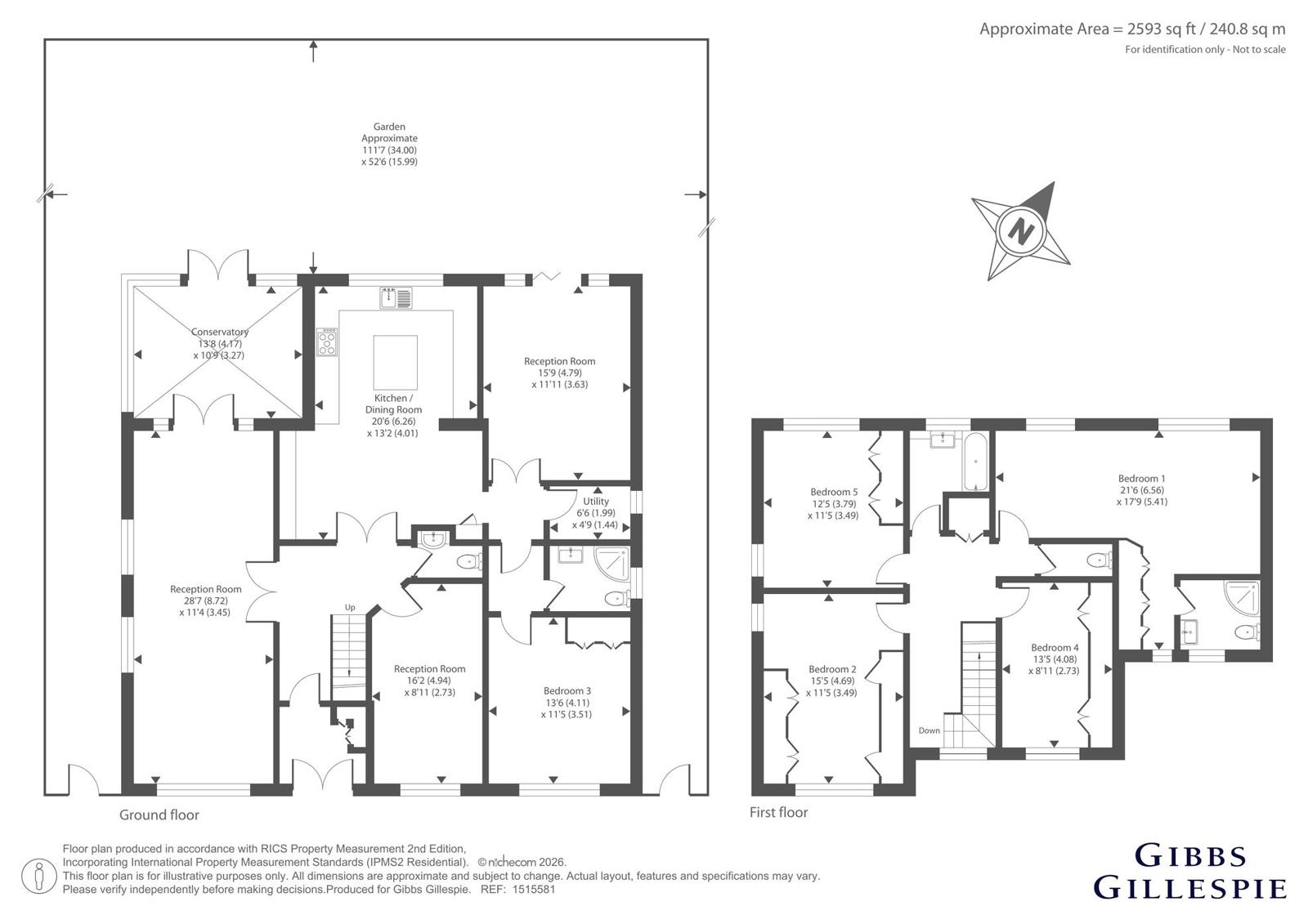 105, Westbury Road, Hertfordshire floorplan