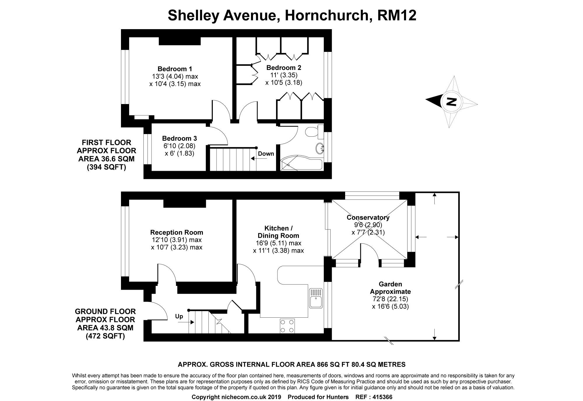 3 Bedrooms Terraced house for sale in Shelley Avenue, Hornchurch RM12