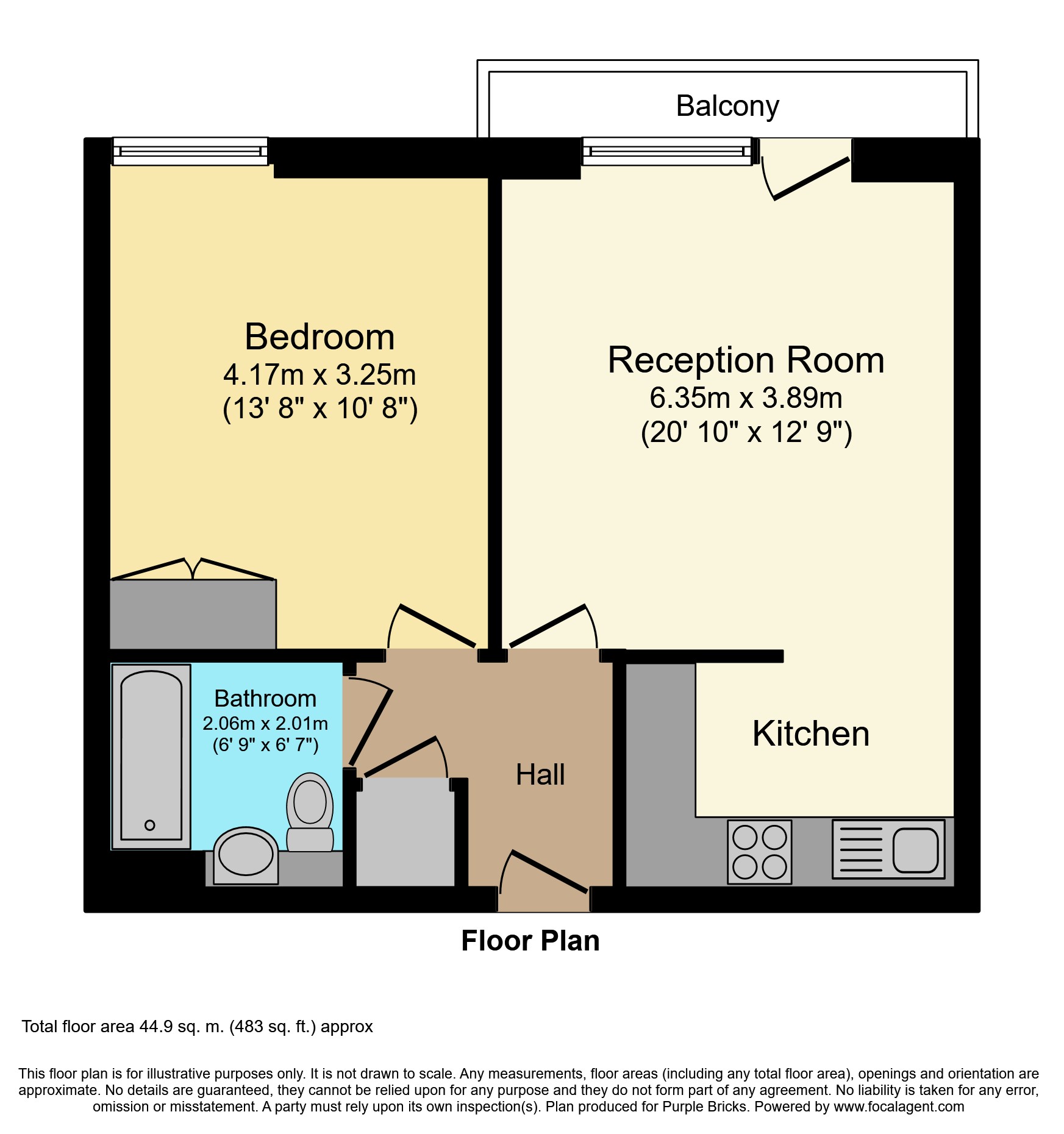 1 Bedrooms Flat for sale in 51 Campbell Road, London E3