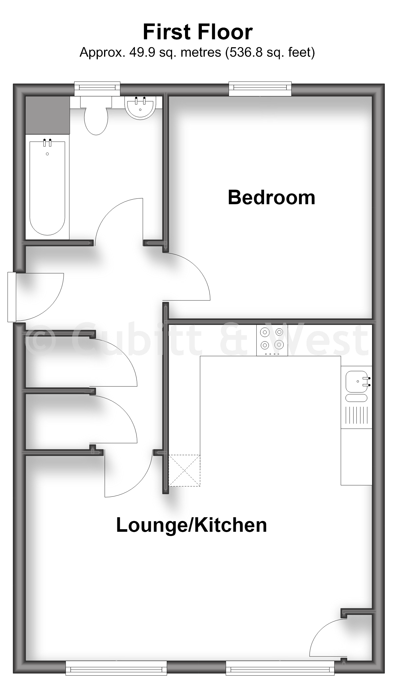 Dartmoor Court, Steeplechase Way, Arundel floorplan