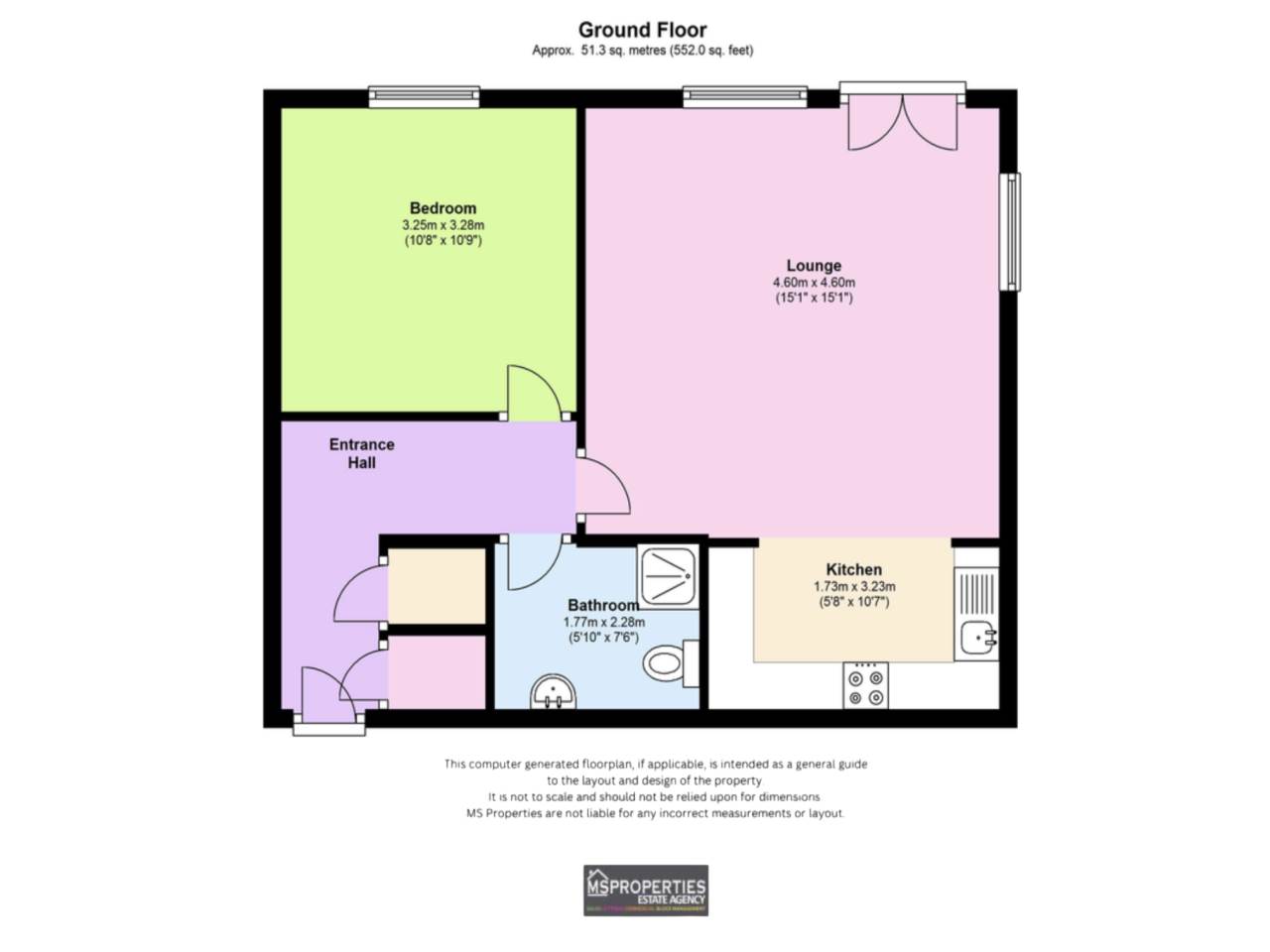 Ty Rhos, Clos Gwilym Llanbadarn Fawr Aberystwyth floorplan