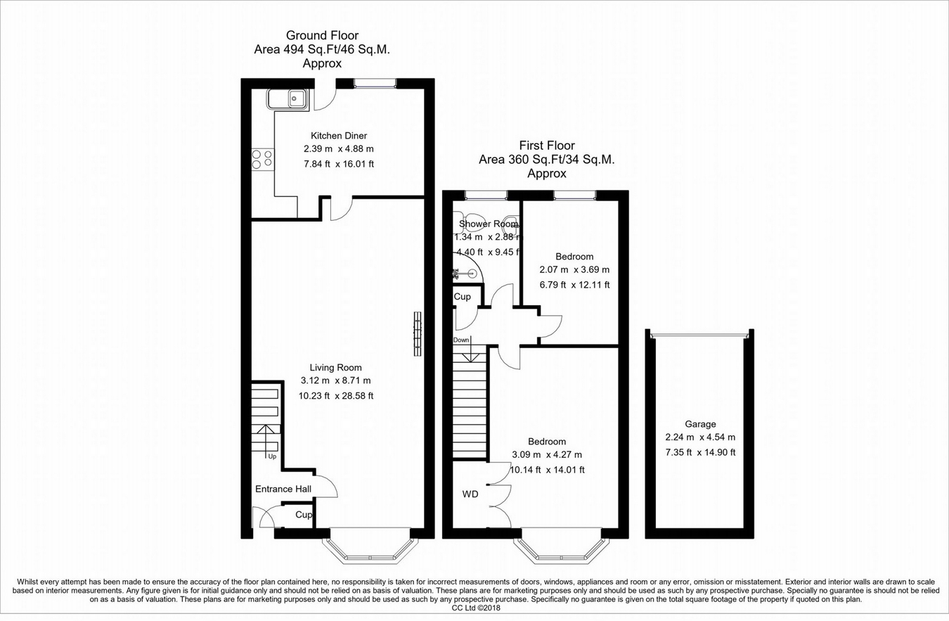 2 Bedrooms Town house for sale in Clarehaven, Stapleford, Nottingham NG9