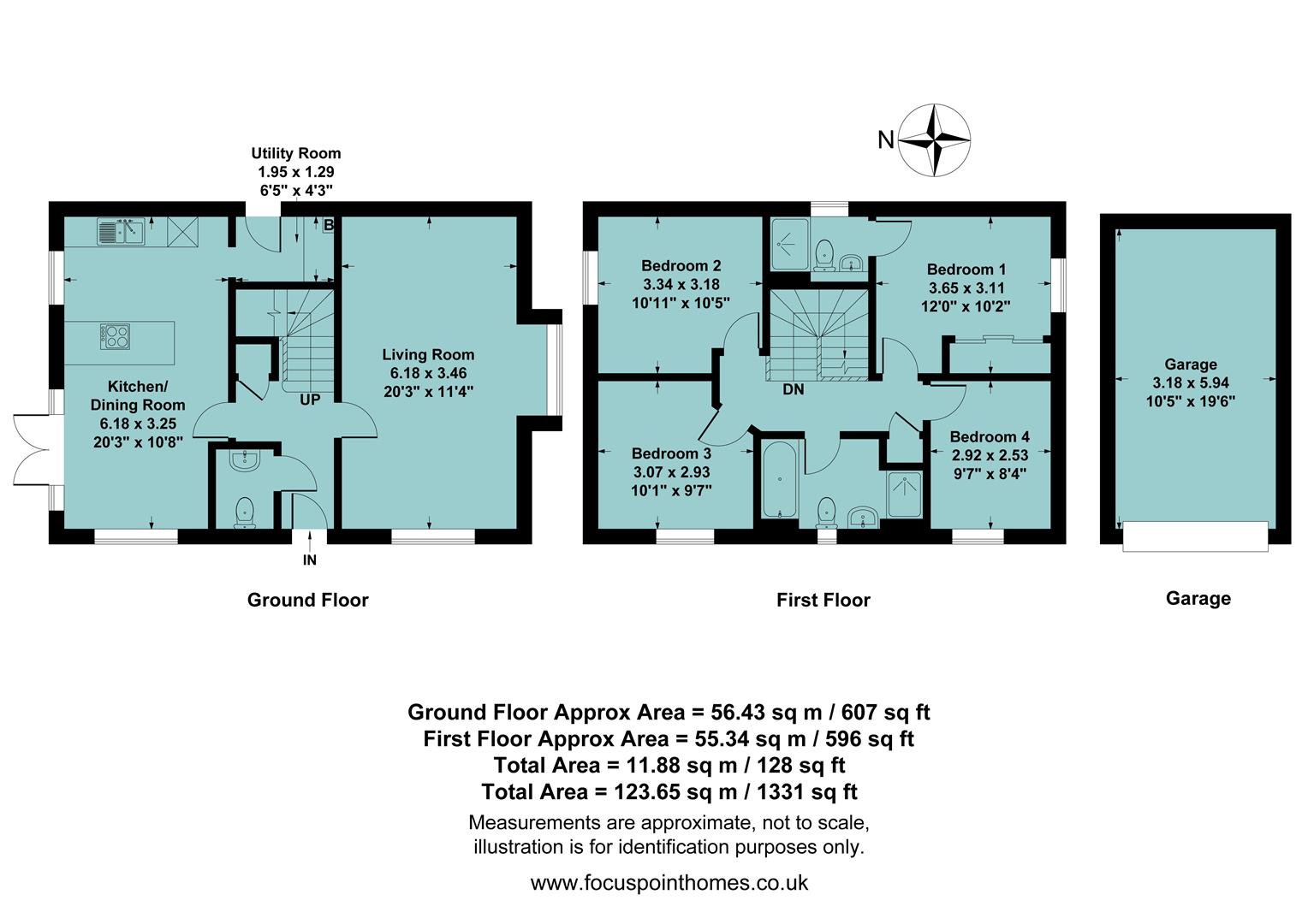 62, George Parish Road, Banbury floorplan