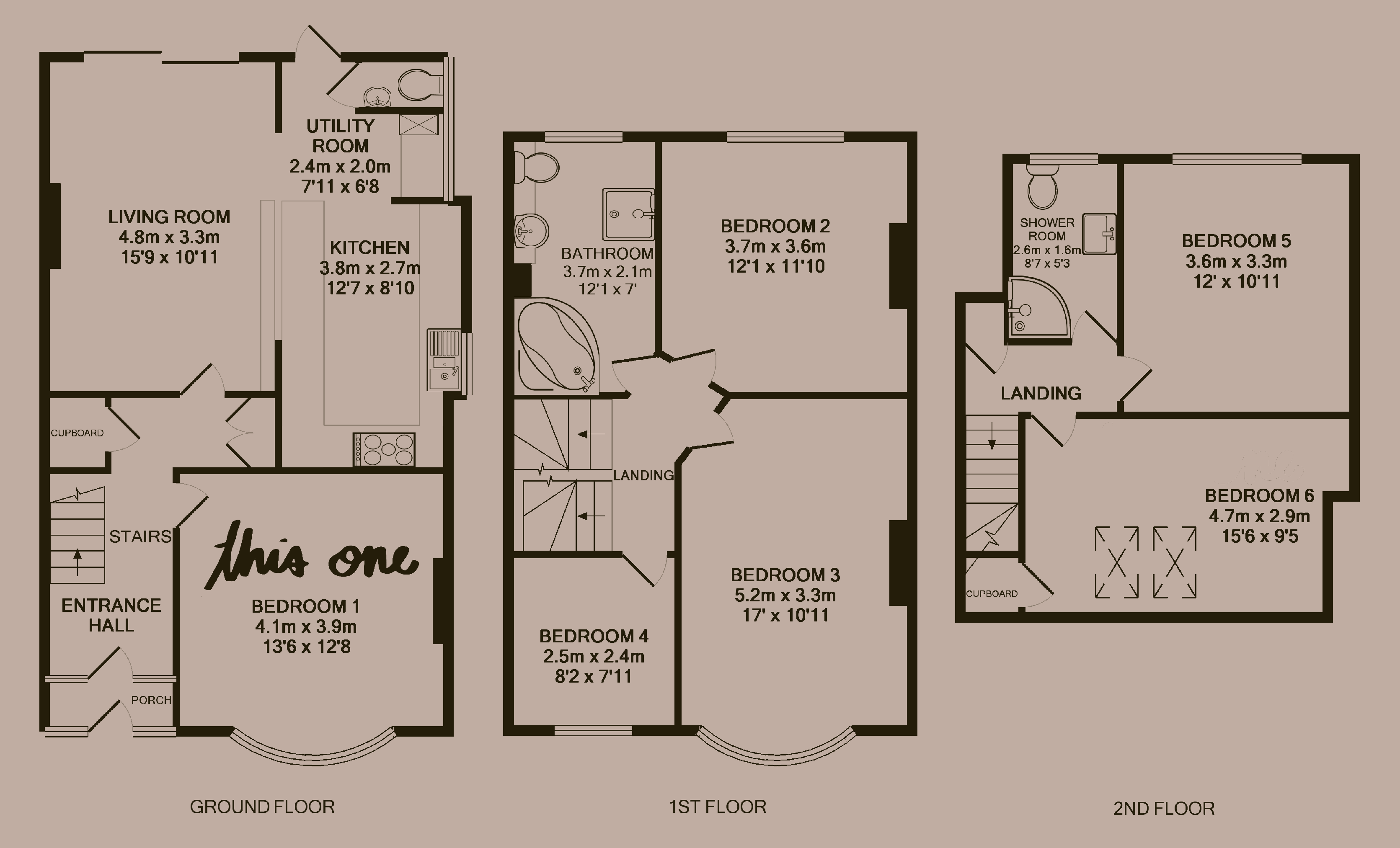 136, Room 1, Forest Road, Loughborough floorplan