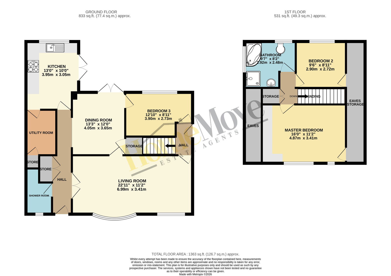 50, Orchard Way, Northampton floorplan