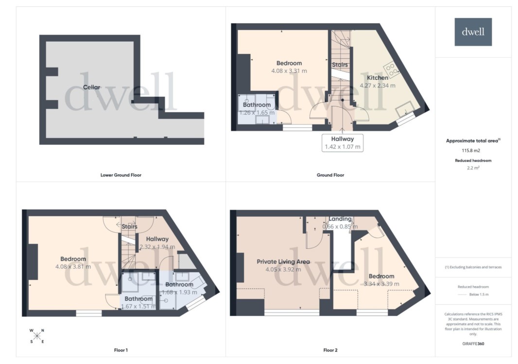 18, Whingate Avenue, Leeds floorplan