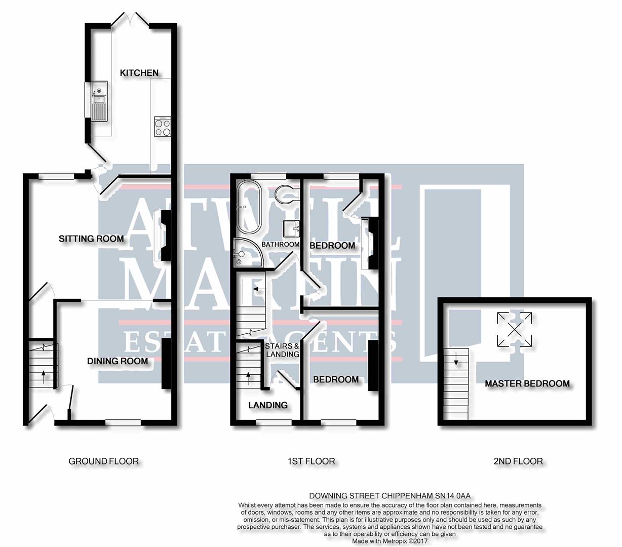 45, Downing Street, Chippenham floorplan
