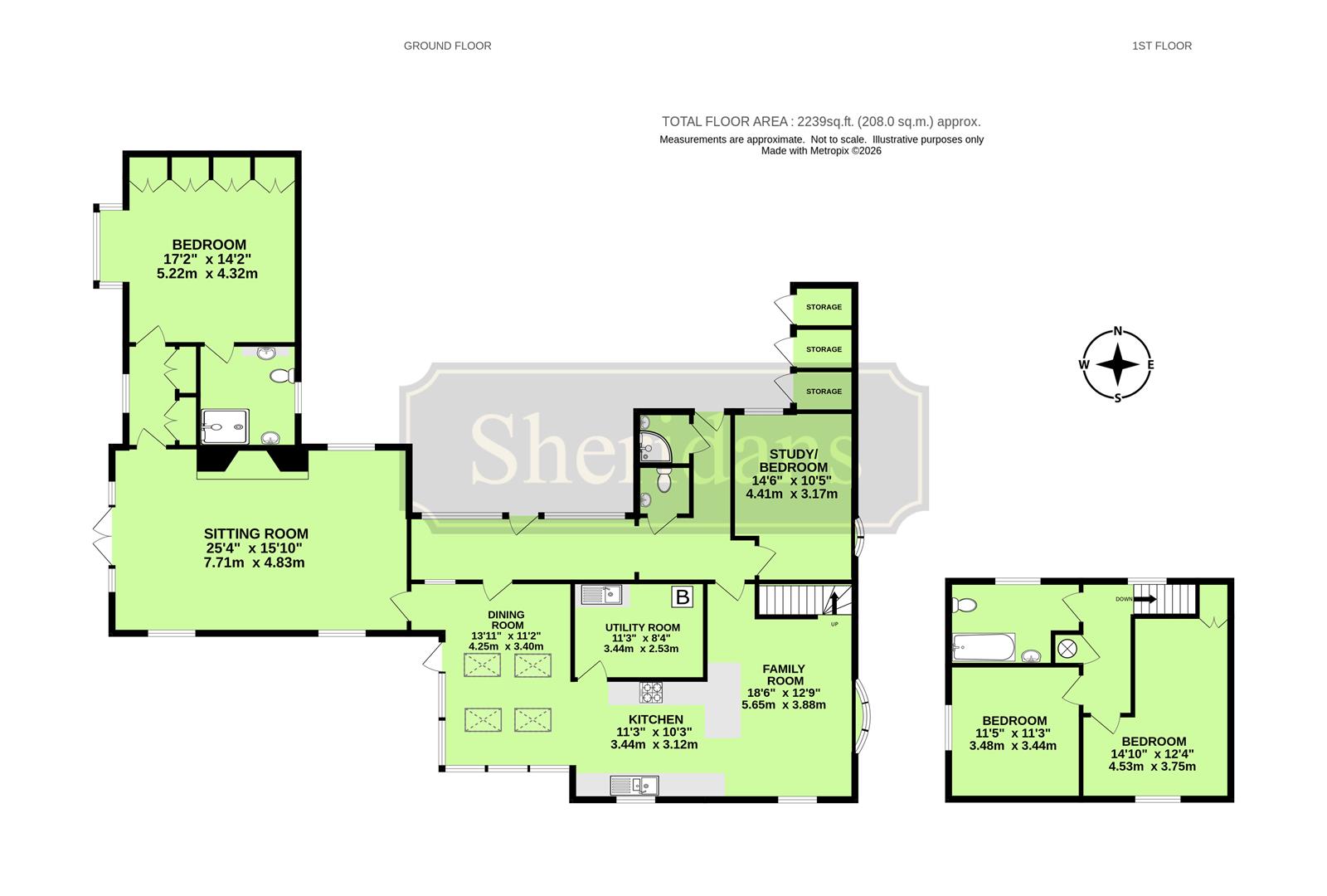 The Coach House, School Road, Risby floorplan