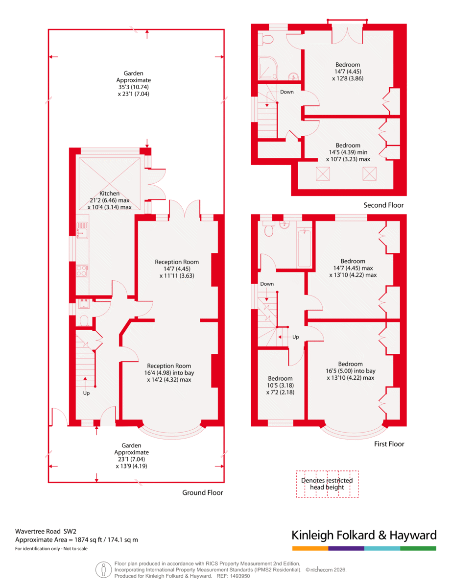 125, Wavertree Road, London floorplan