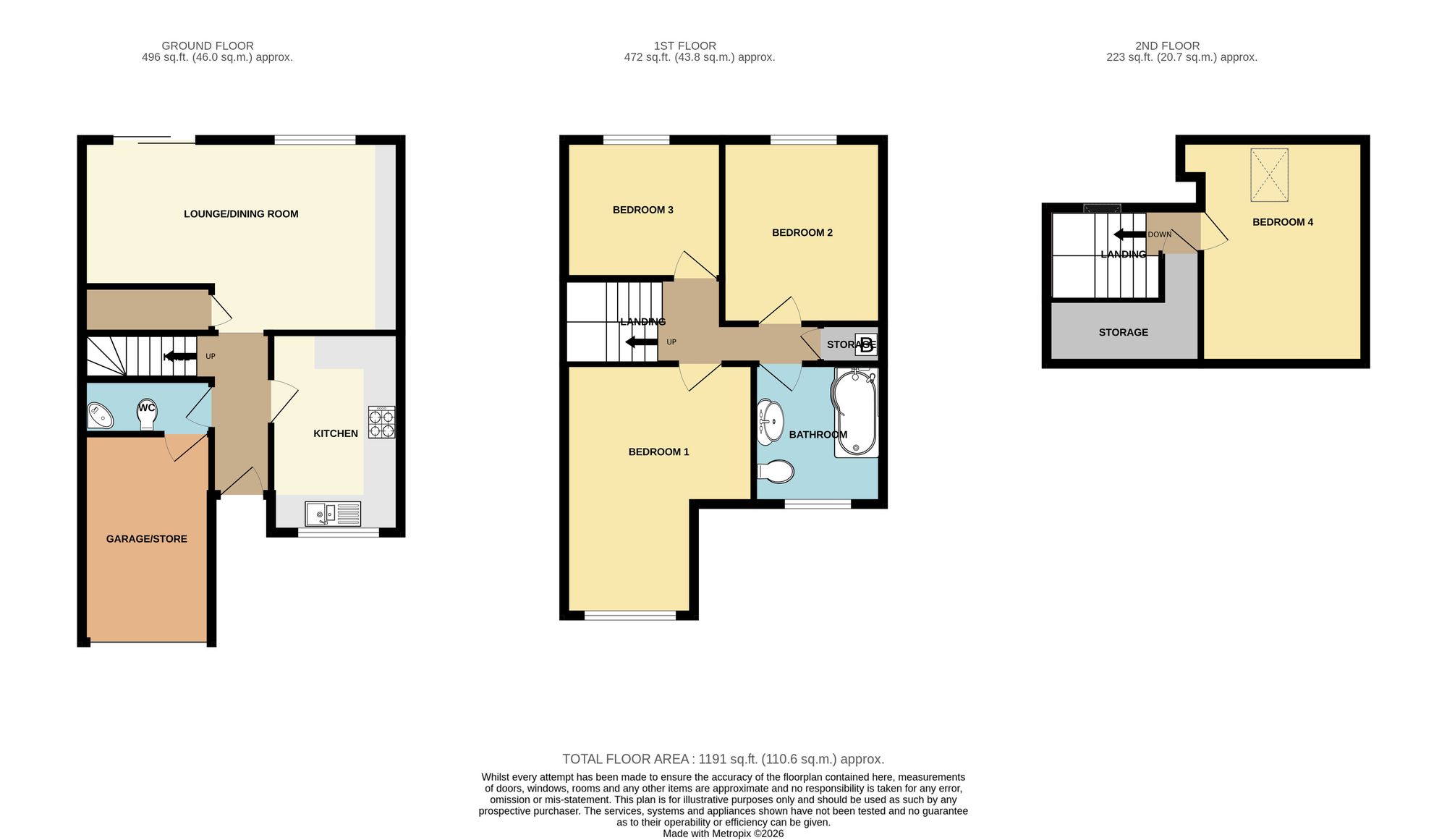 12 Church Lane, Portland floorplan