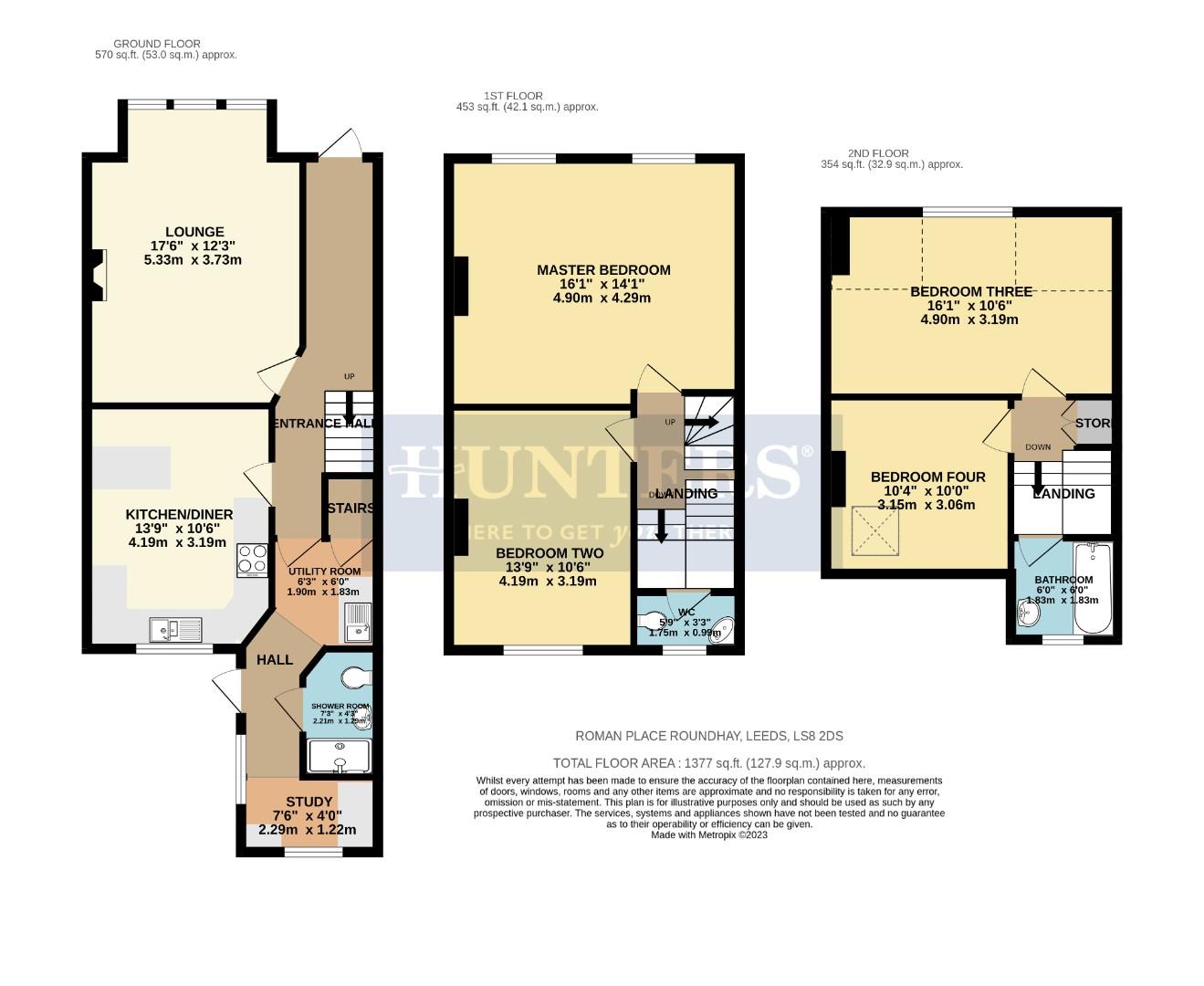 8, Roman Place, Leeds floorplan