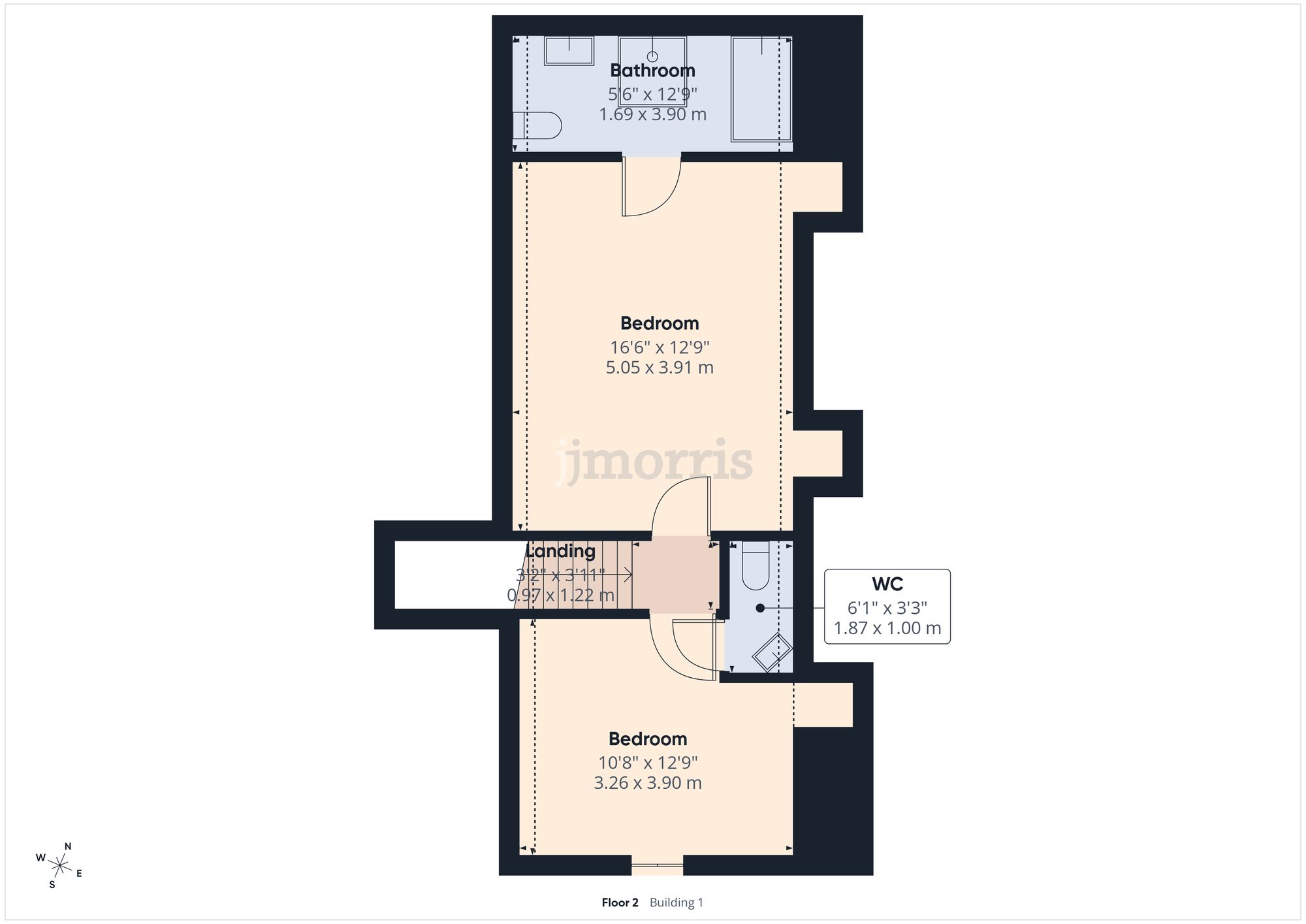 1 Clos-y-Gwyddil, Cardigan floorplan