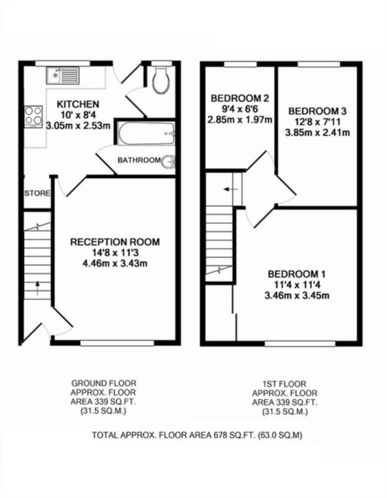 37, Gregory Street, Nottingham floorplan