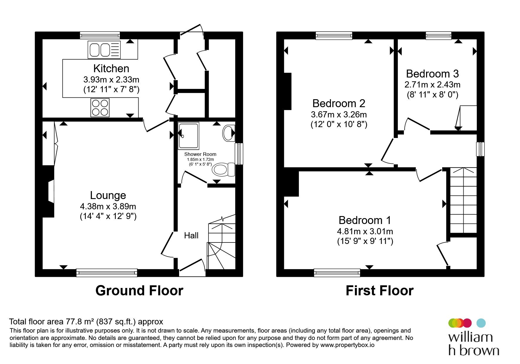 8, The Ridgeway, Knottingley floorplan