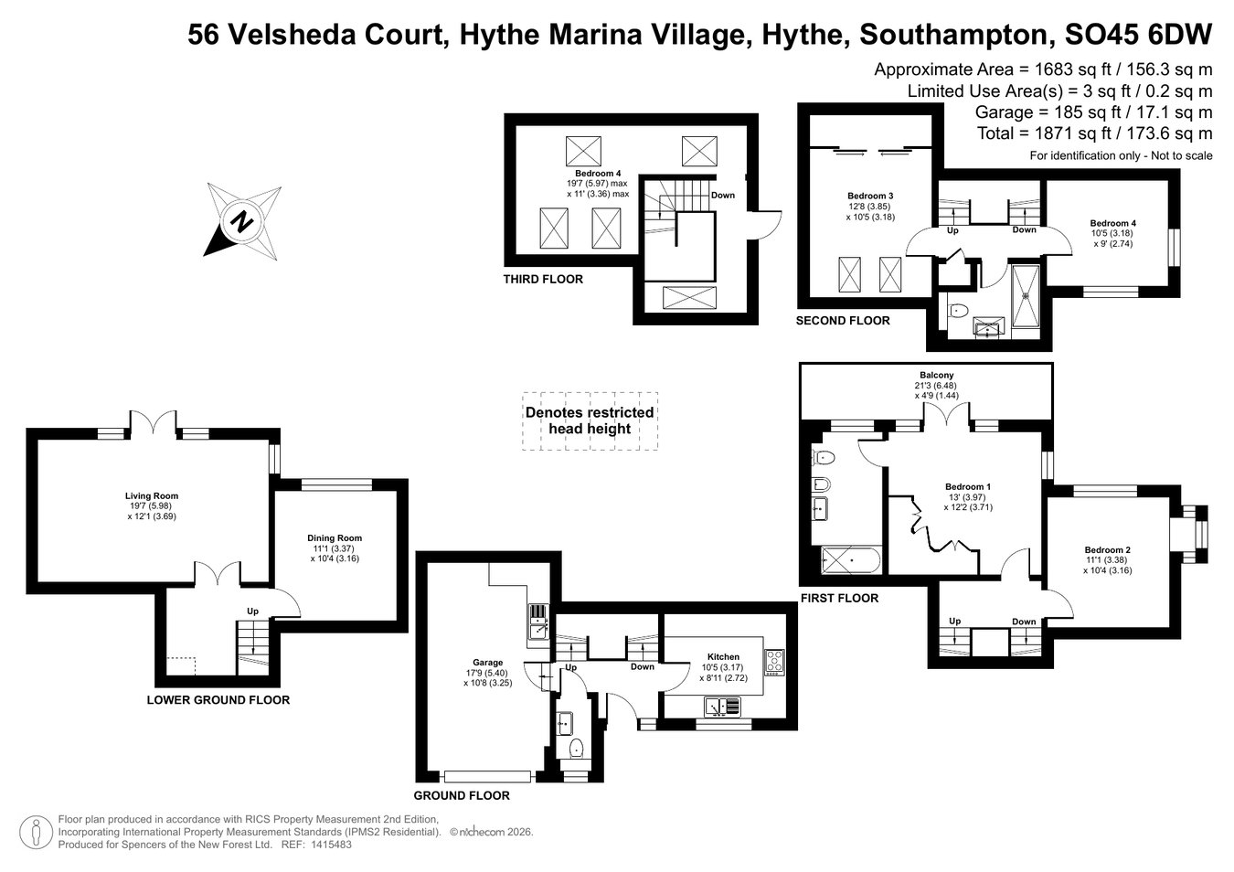 56, Velsheda Court, Southampton floorplan