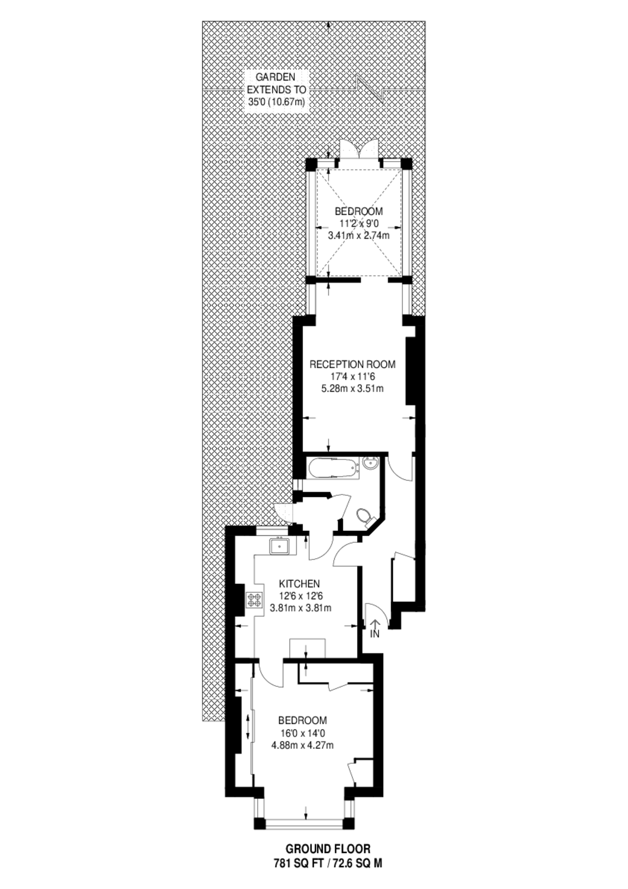 Nassau Road, Barnes floorplan