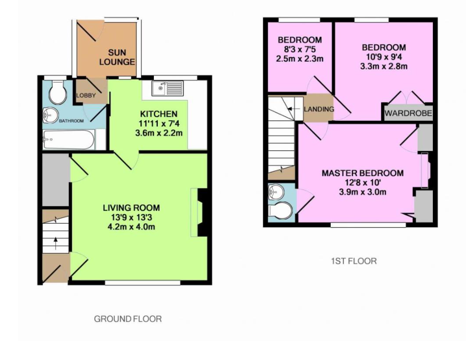 115, Keith Lucas Road, Farnborough floorplan