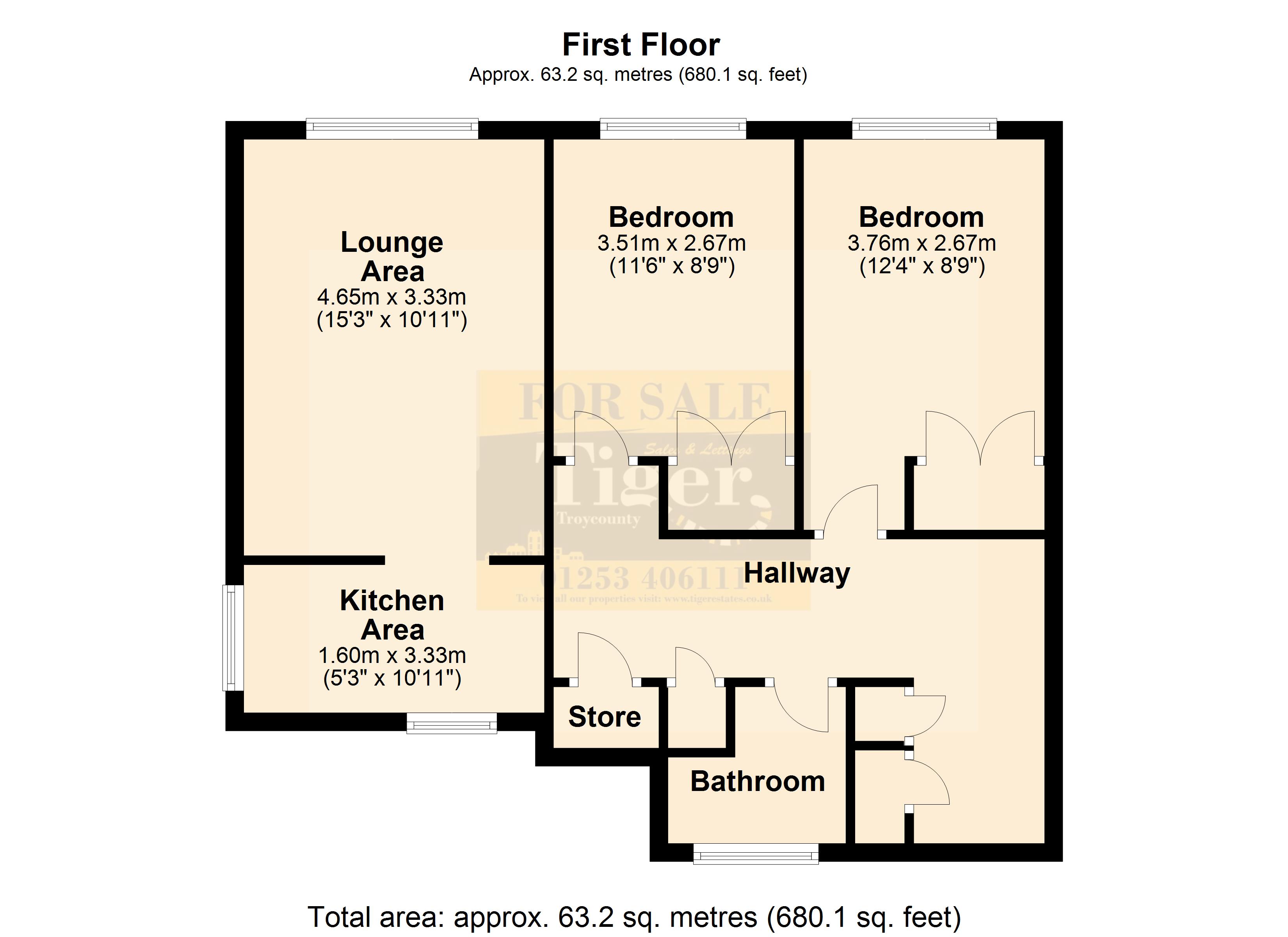 Squires Gate Lane, Blackpool FY4, 2 bedroom flat for sale 62402320