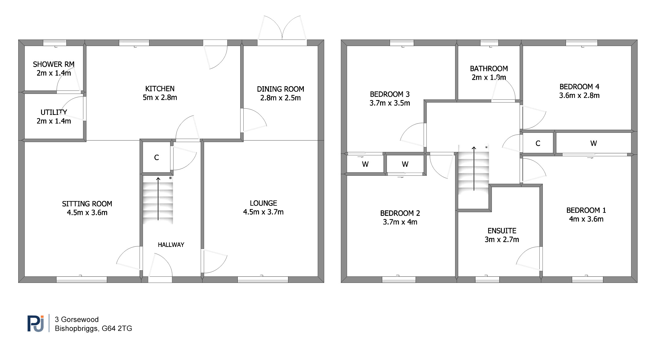3 Gorsewood, Bishopbriggs floorplan