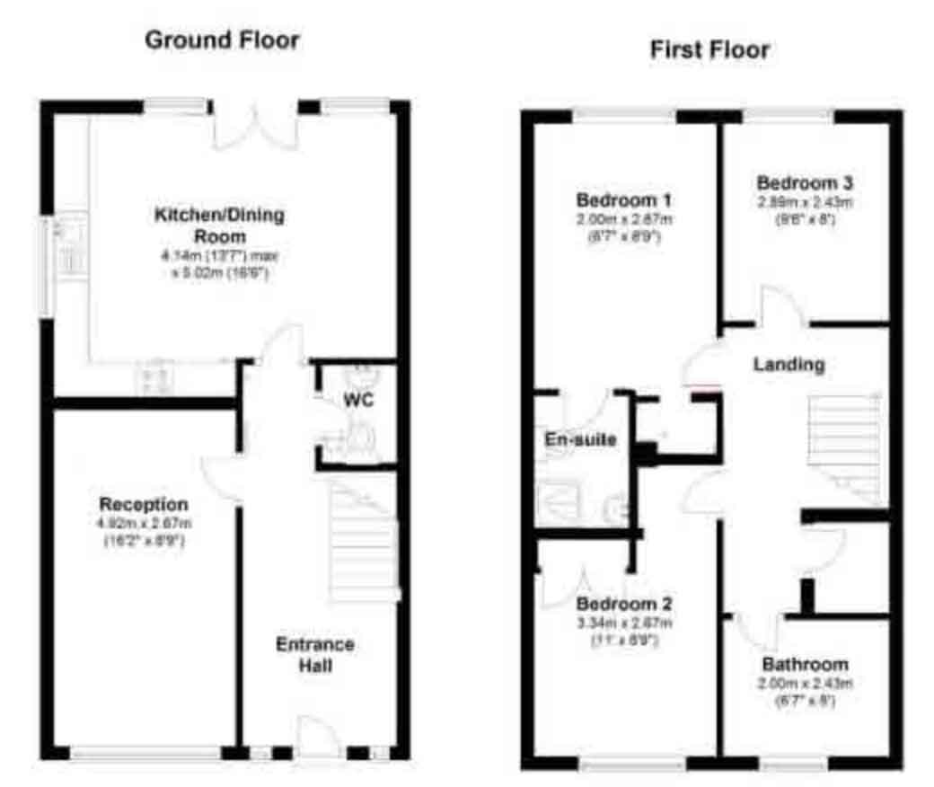 59, Brynteg Green, Beddau floorplan