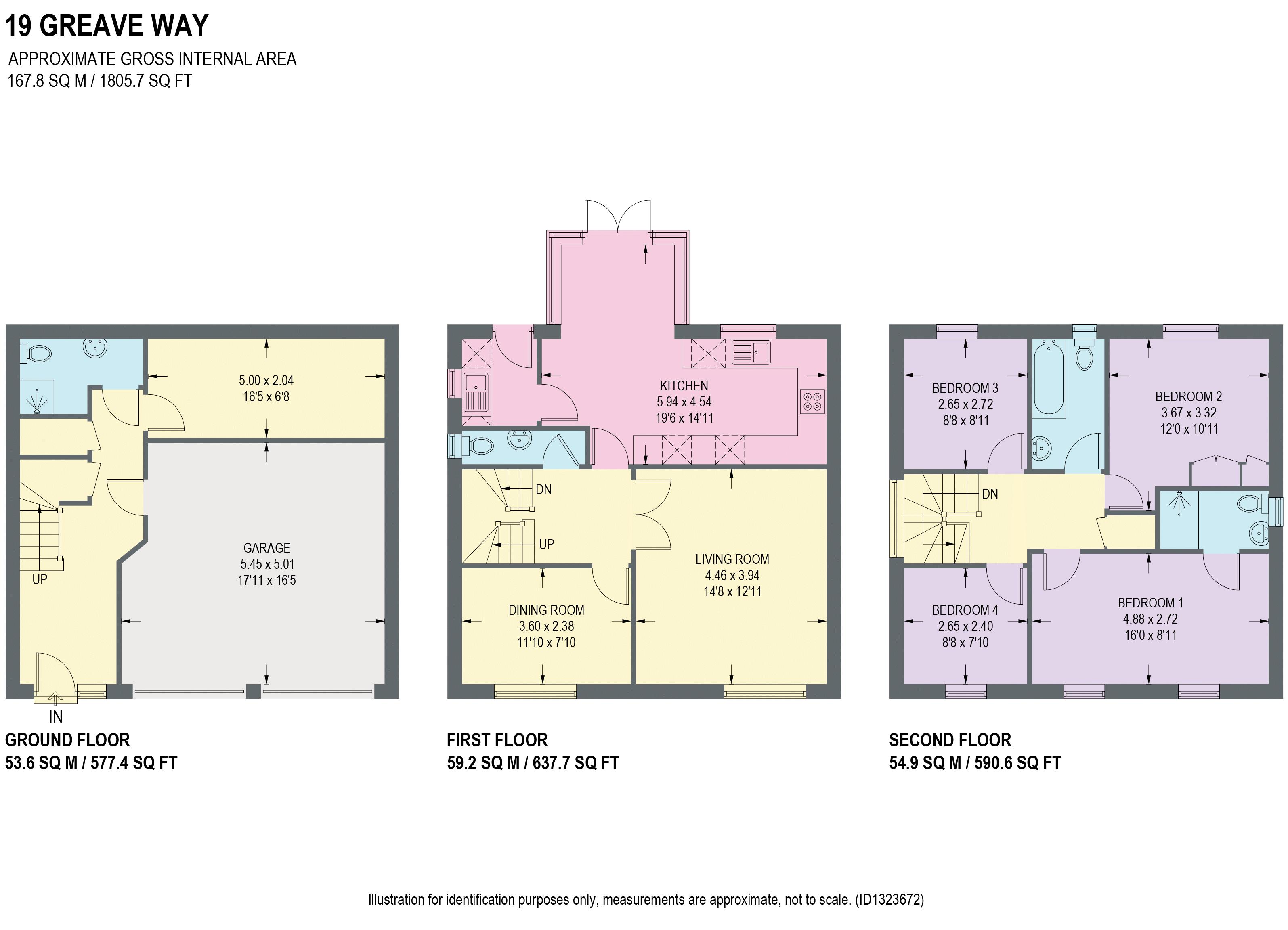 19, Greave Way, Chesterfield floorplan