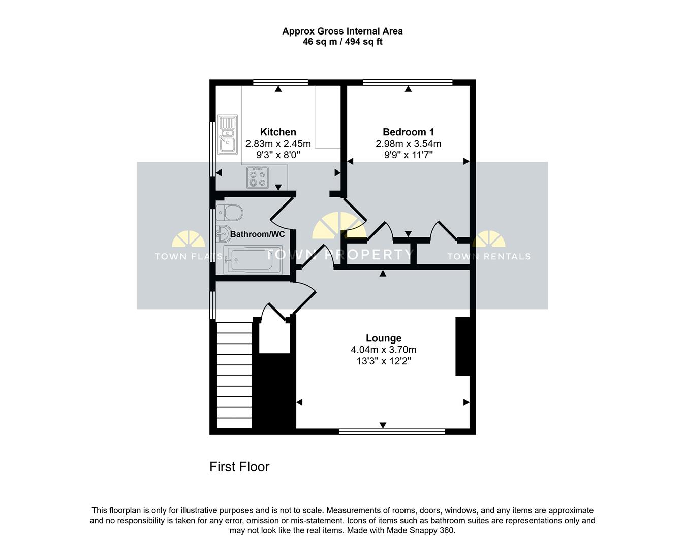 27b, Midhurst Road, Eastbourne floorplan