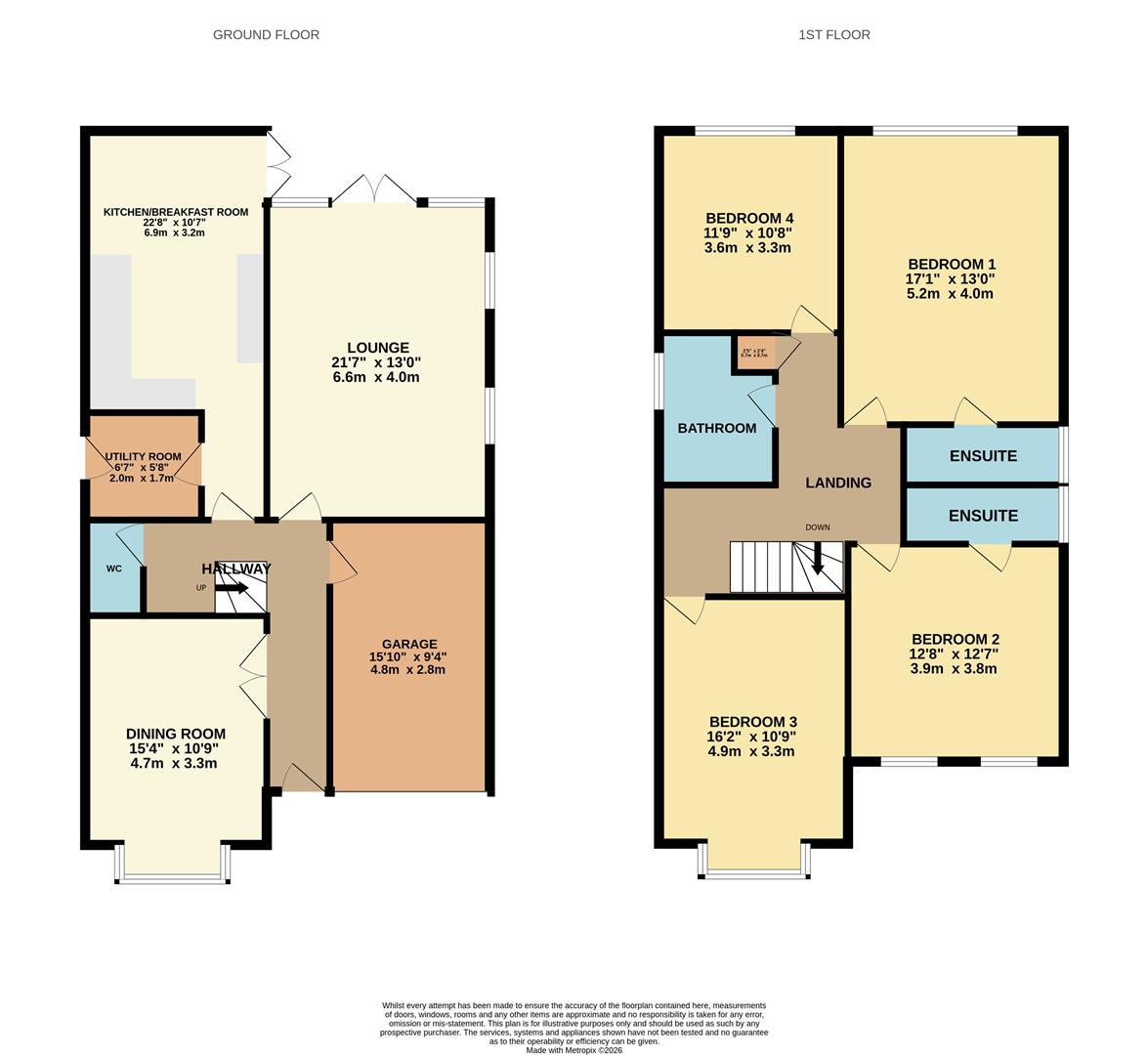 2, High Road, Hockley floorplan