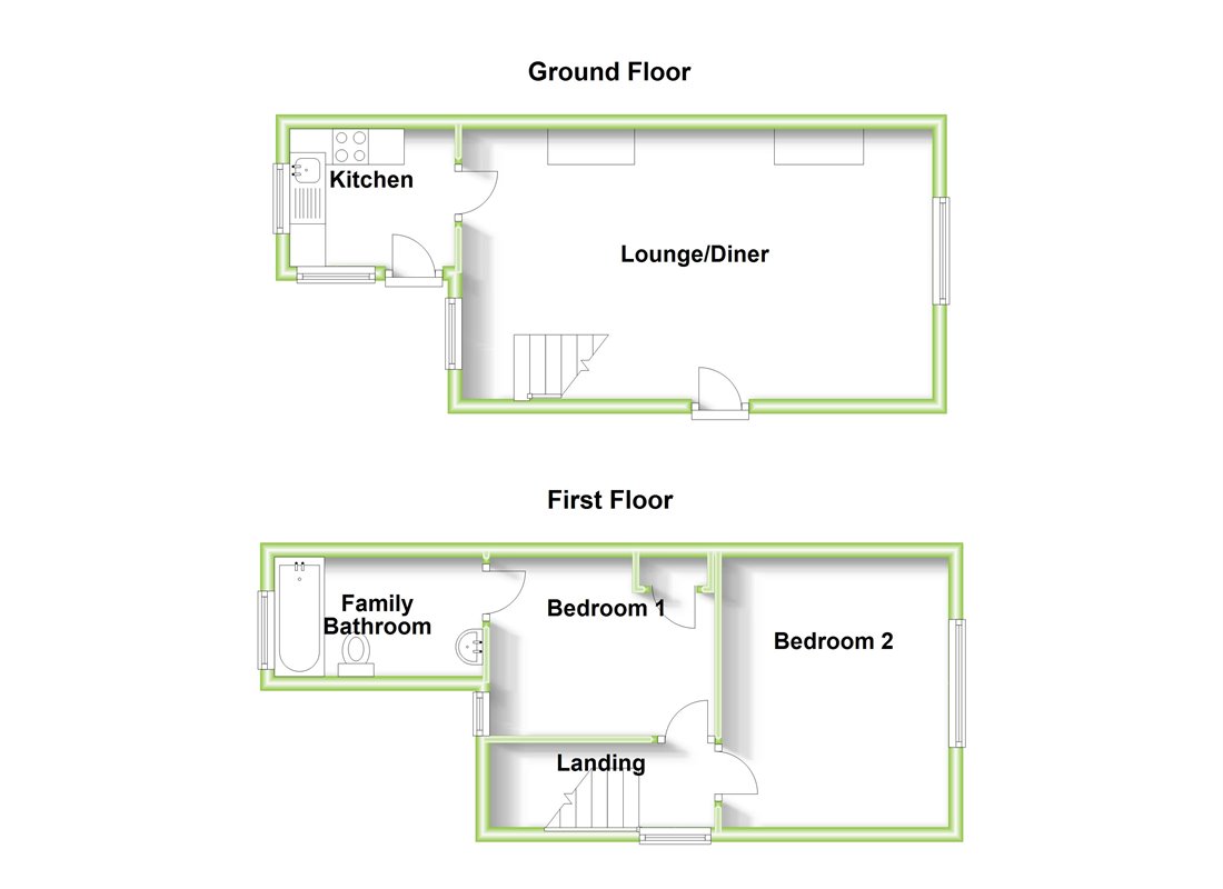 2 Bedrooms Terraced house for sale in Lower Street, Stansted CM24