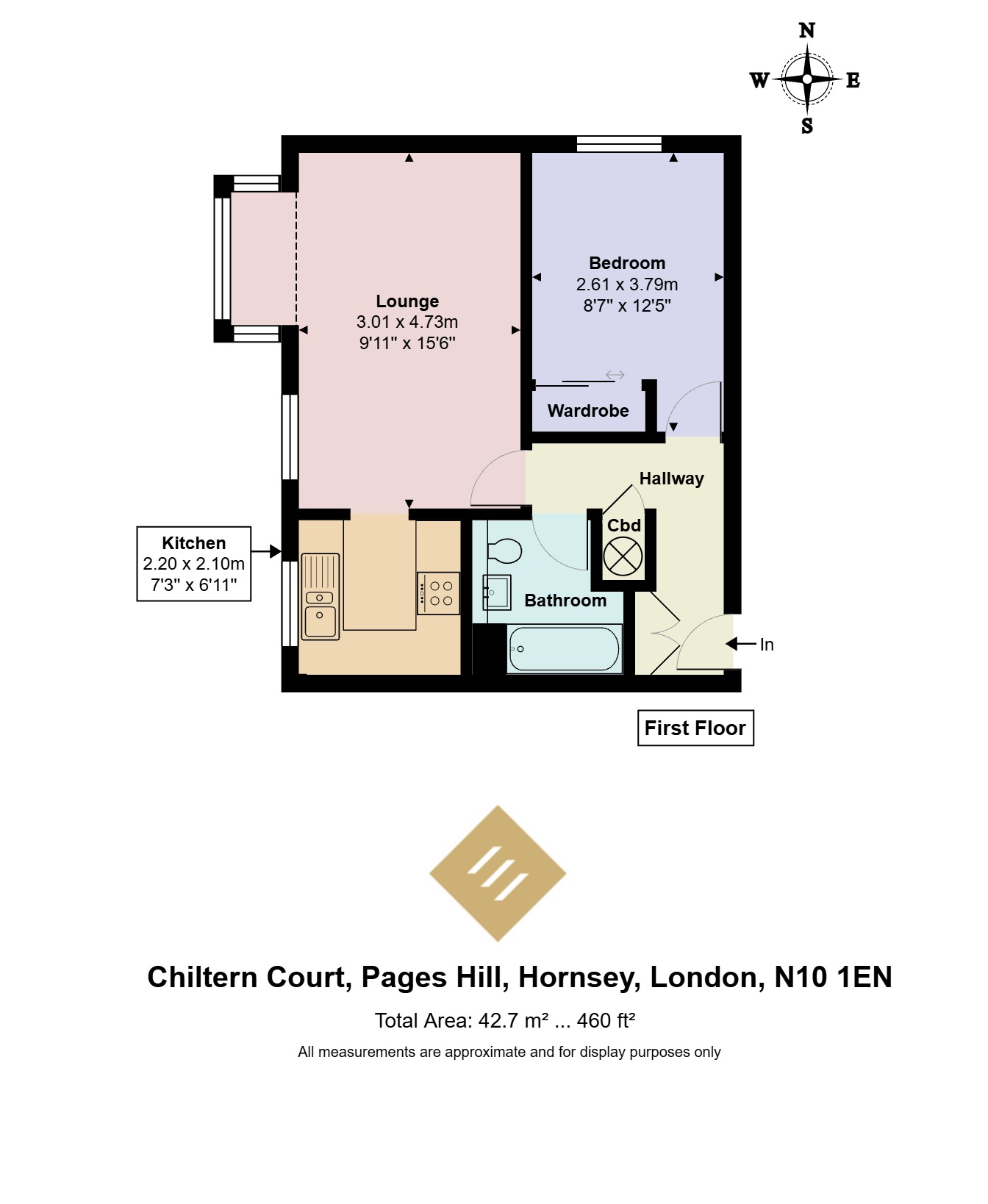 Pages Hill, London floorplan