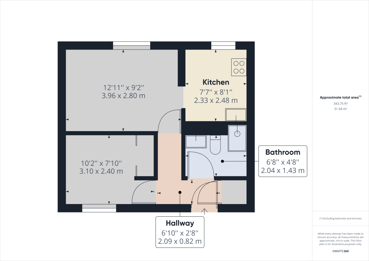 106, Mandeville Court, Chingford, London floorplan