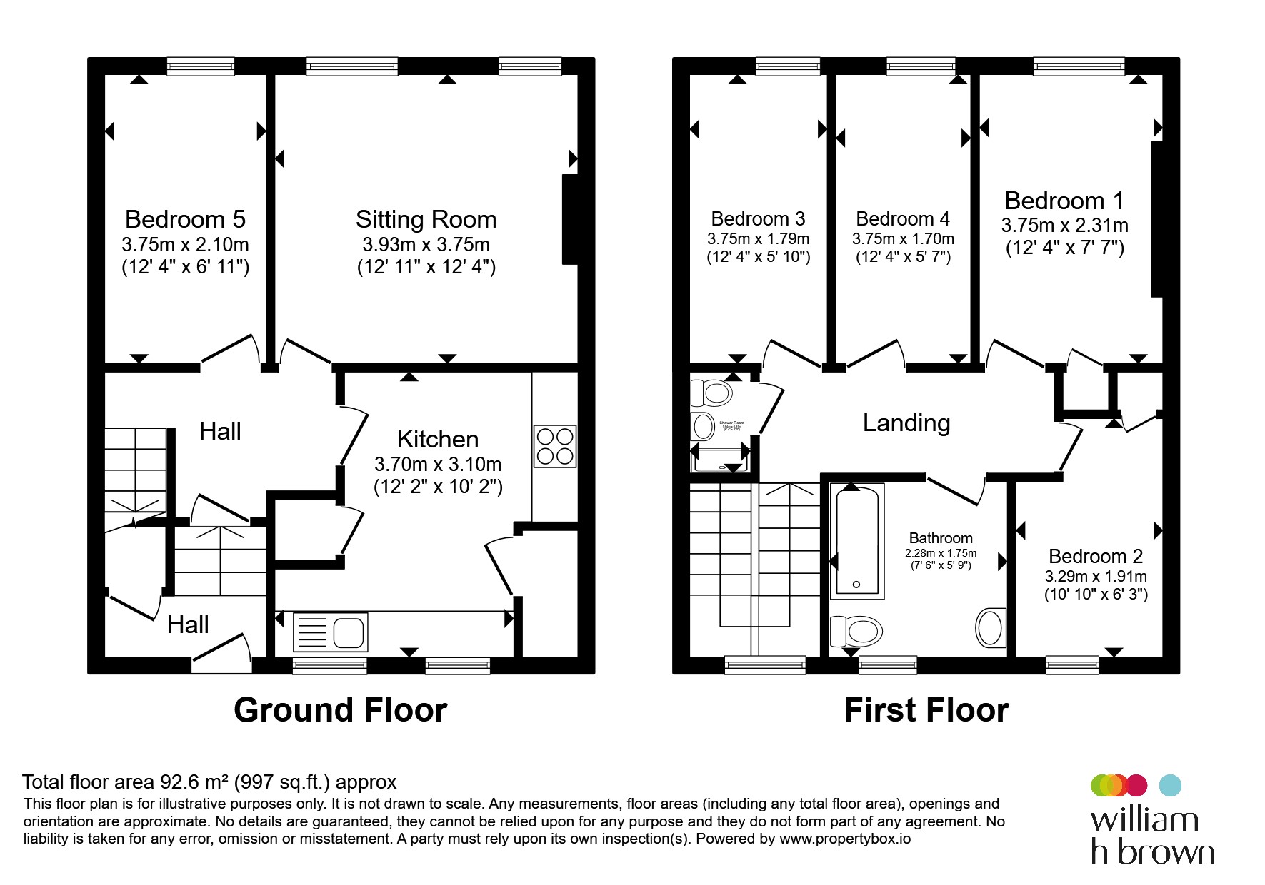 3, Dale Street, Corby floorplan