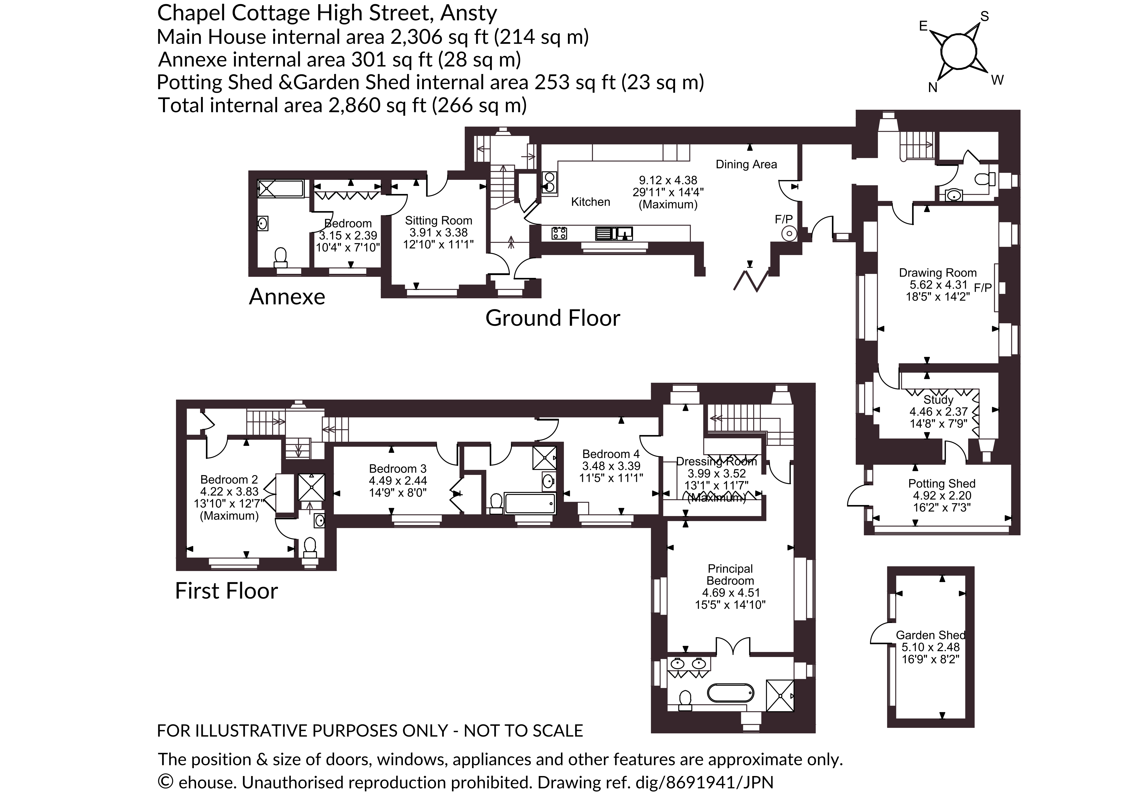Chapel Cottage,, High Street, Salisbury floorplan