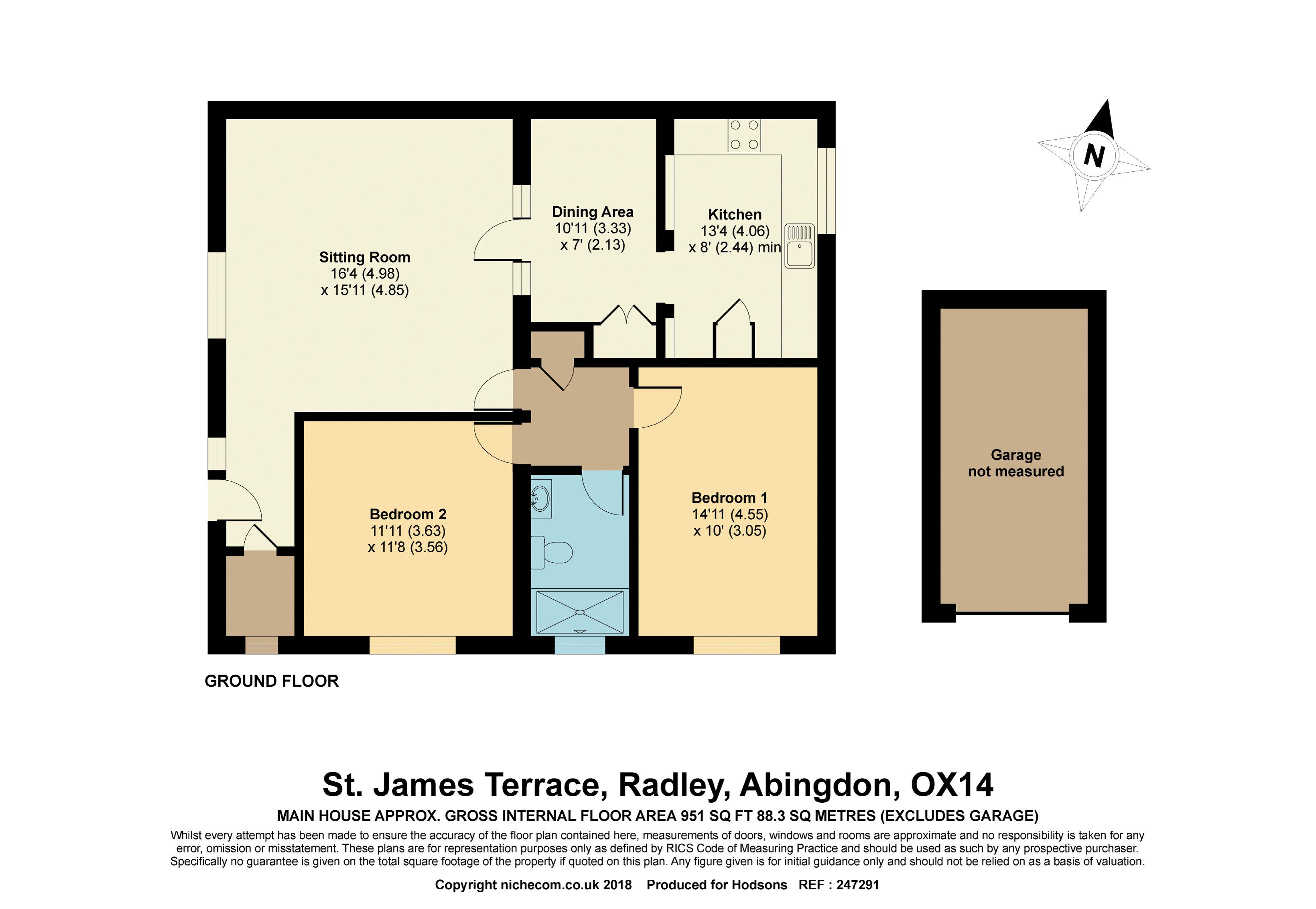 2 Bedrooms Flat for sale in St. James Terrace, Radley, Abingdon OX14
