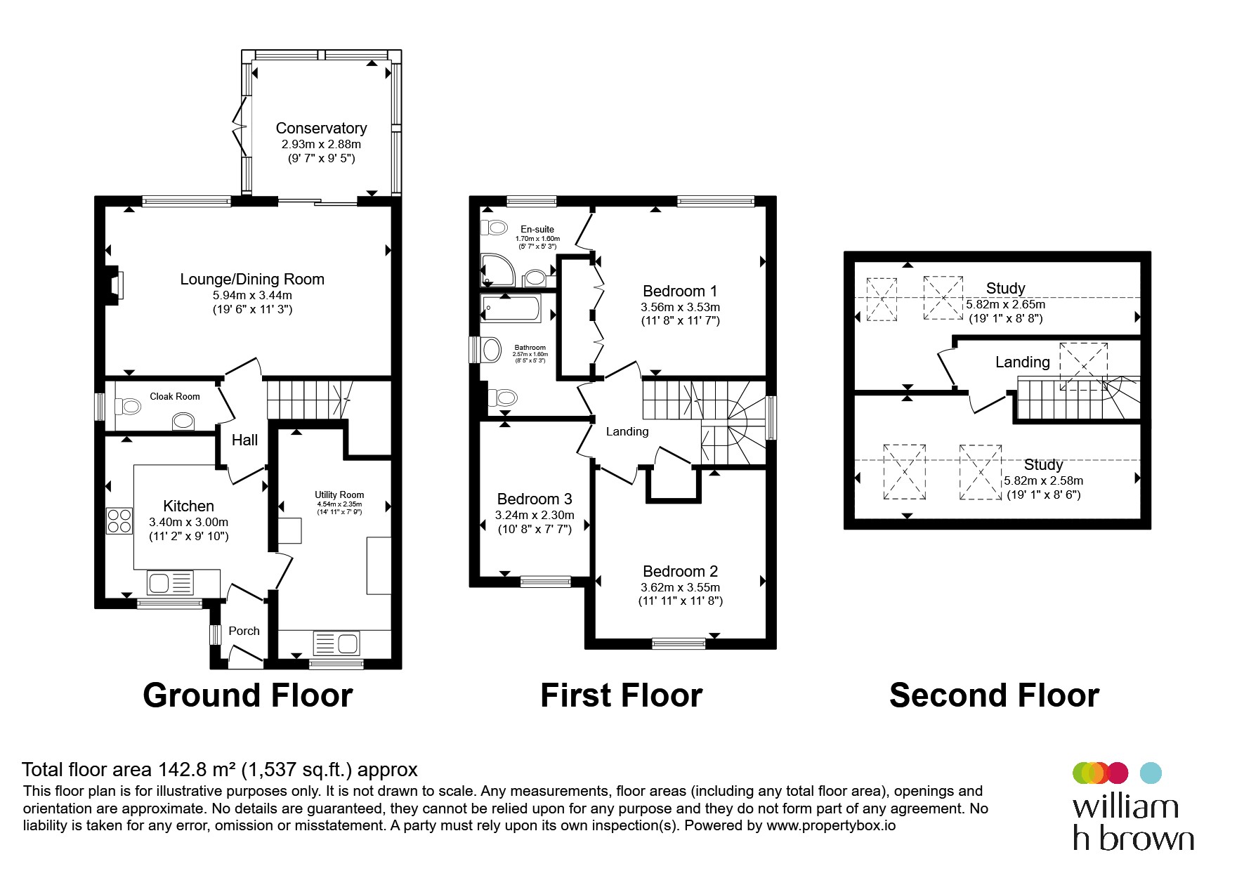 17, Leighton Close, Wellingborough floorplan
