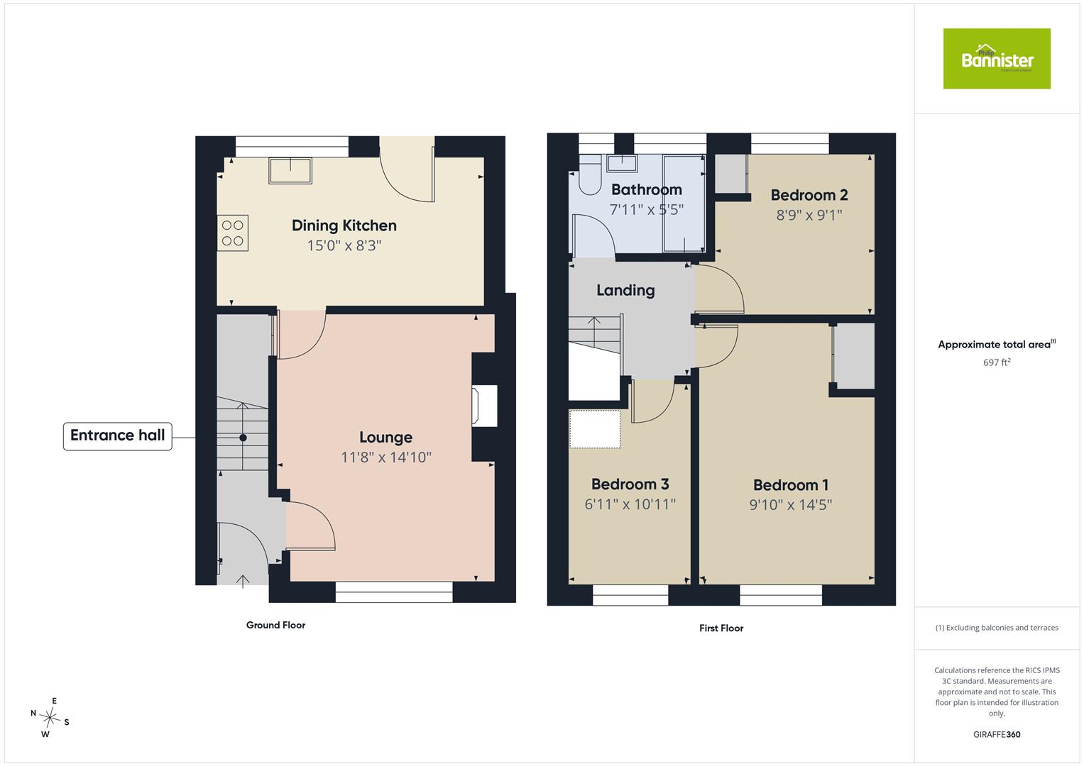 226, Tilbury Road, Hull floorplan
