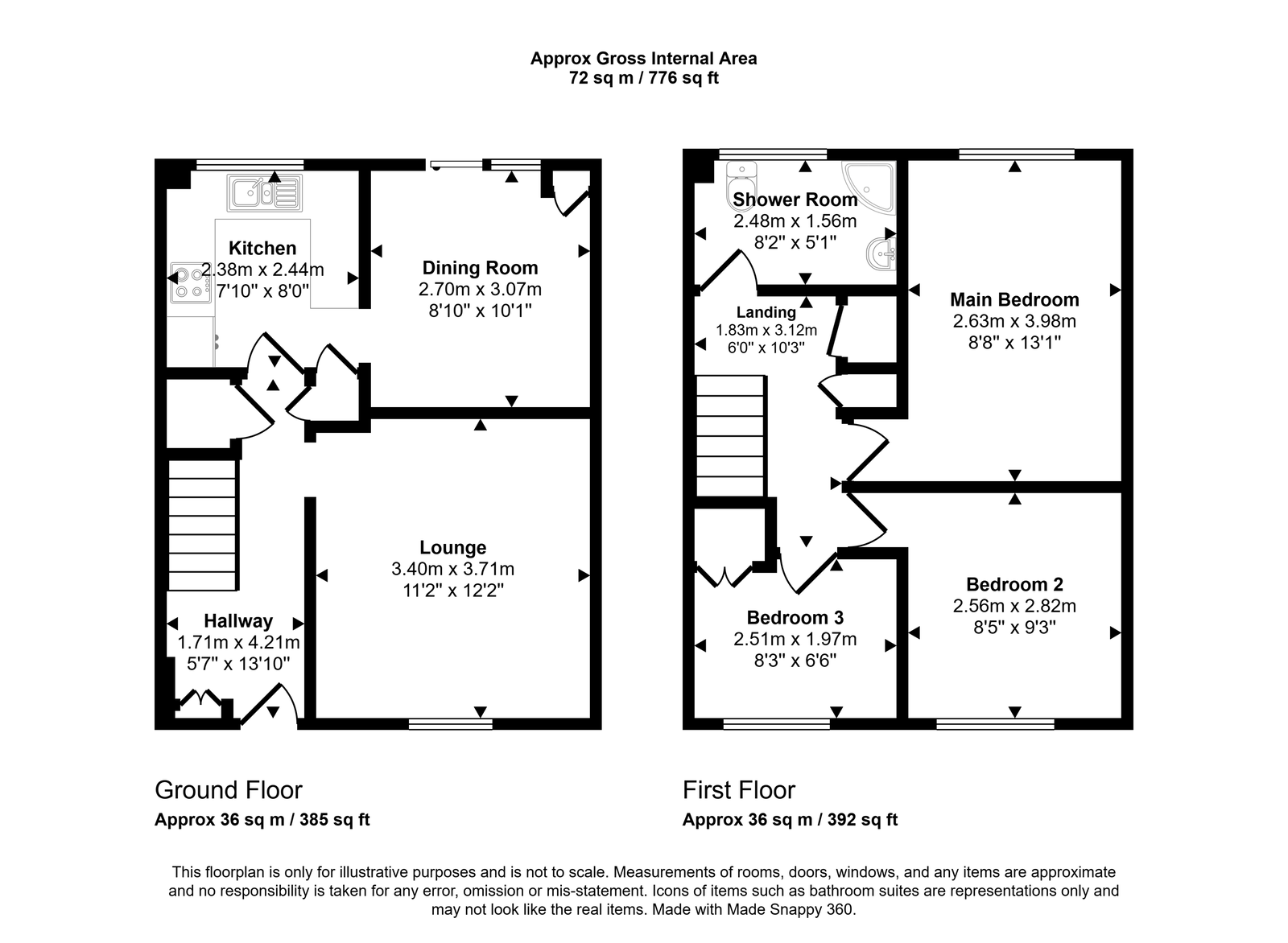 2, Exton Close, Bristol floorplan