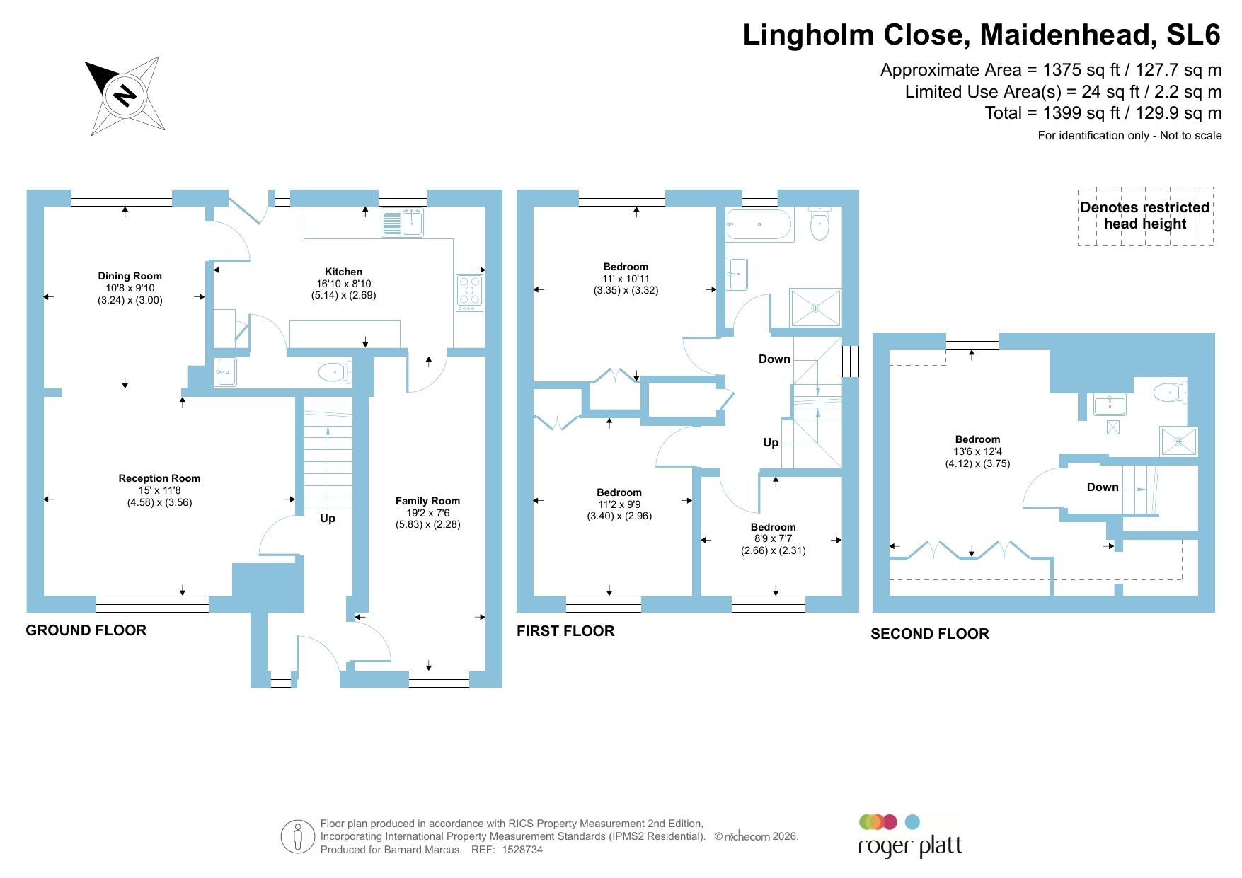 3, Lingholm Close, Maidenhead floorplan