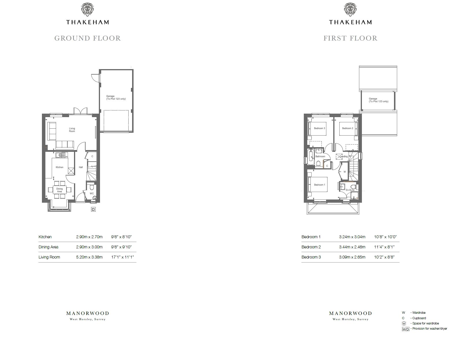 129, Manorwood, West Horsley, Leatherhead, Surrey, KT24 floorplan