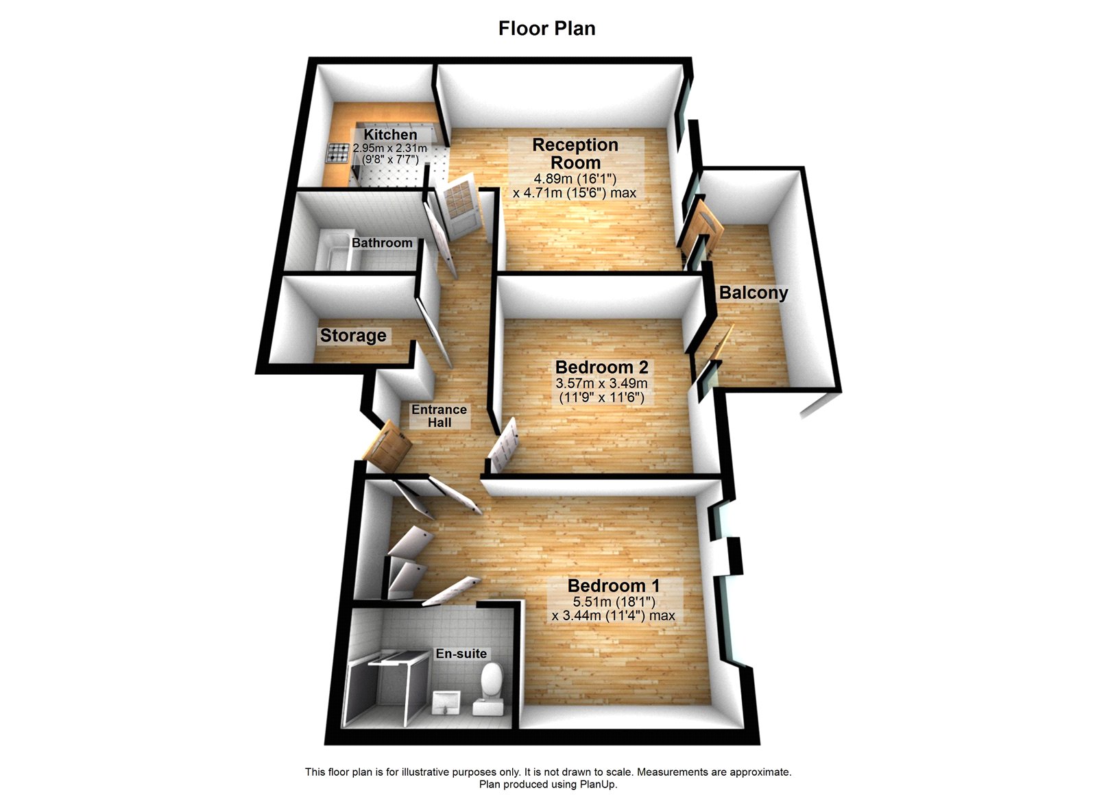 Apartment 15 Bond House,, Goodwood Road, London floorplan