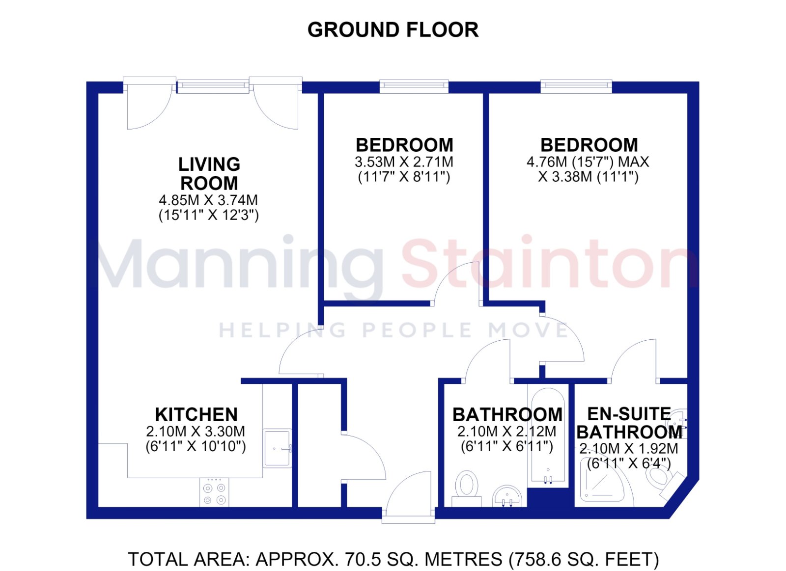 12, Brodwell Grange, Leeds floorplan