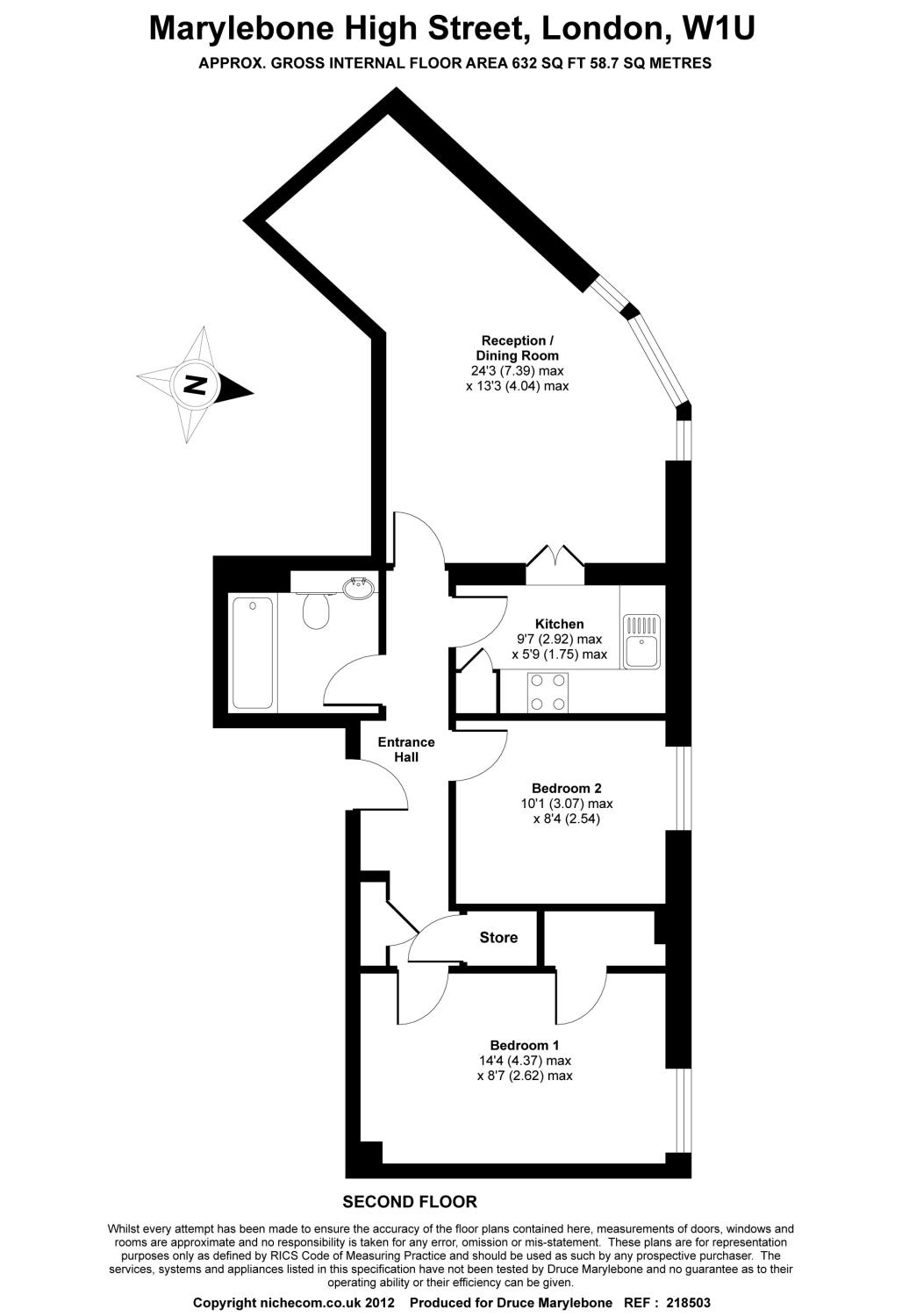 2 Bedrooms  to rent in Marylebone High Street, Marylebone, London W1U