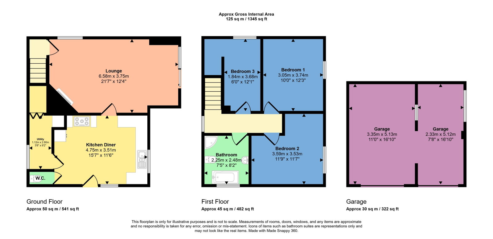 1a, Rosemary Lane, Workington floorplan