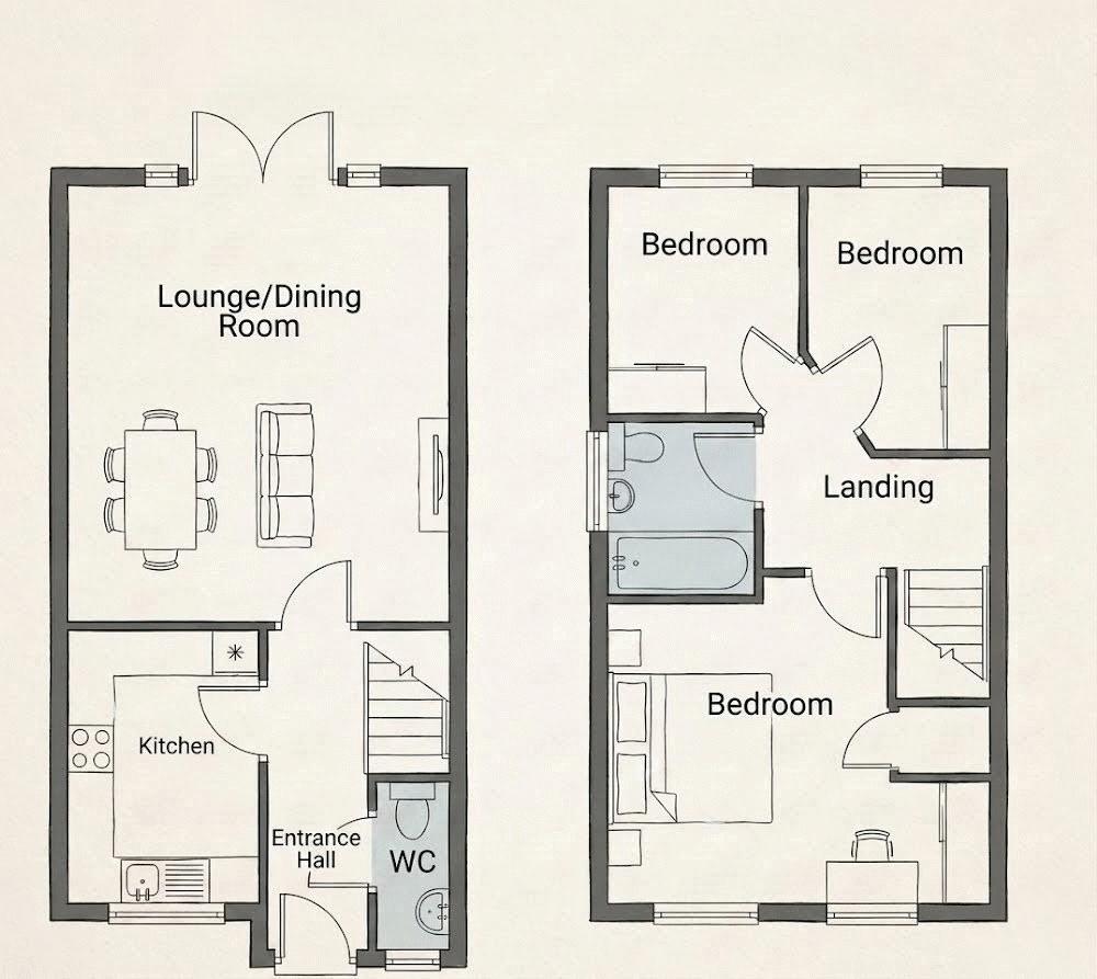 7, Petunia Close, Nuneaton floorplan