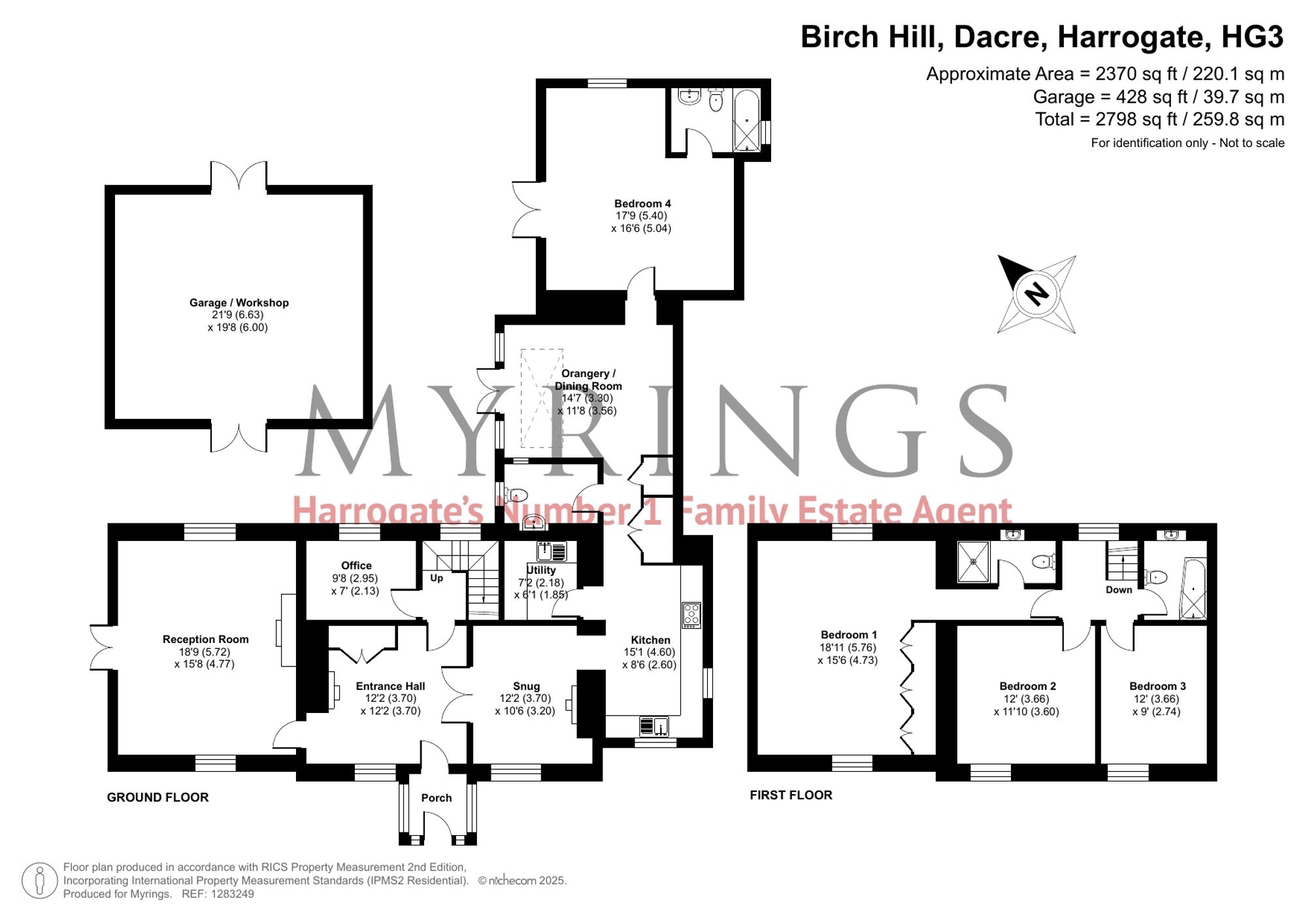 Birch Hill Farm House, Harrogate floorplan
