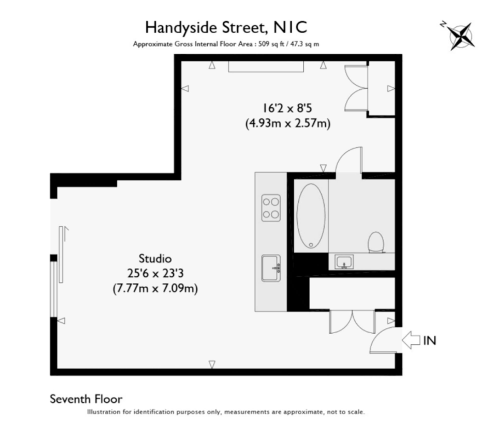 Apt F7-10, Plimsoll Building, London floorplan